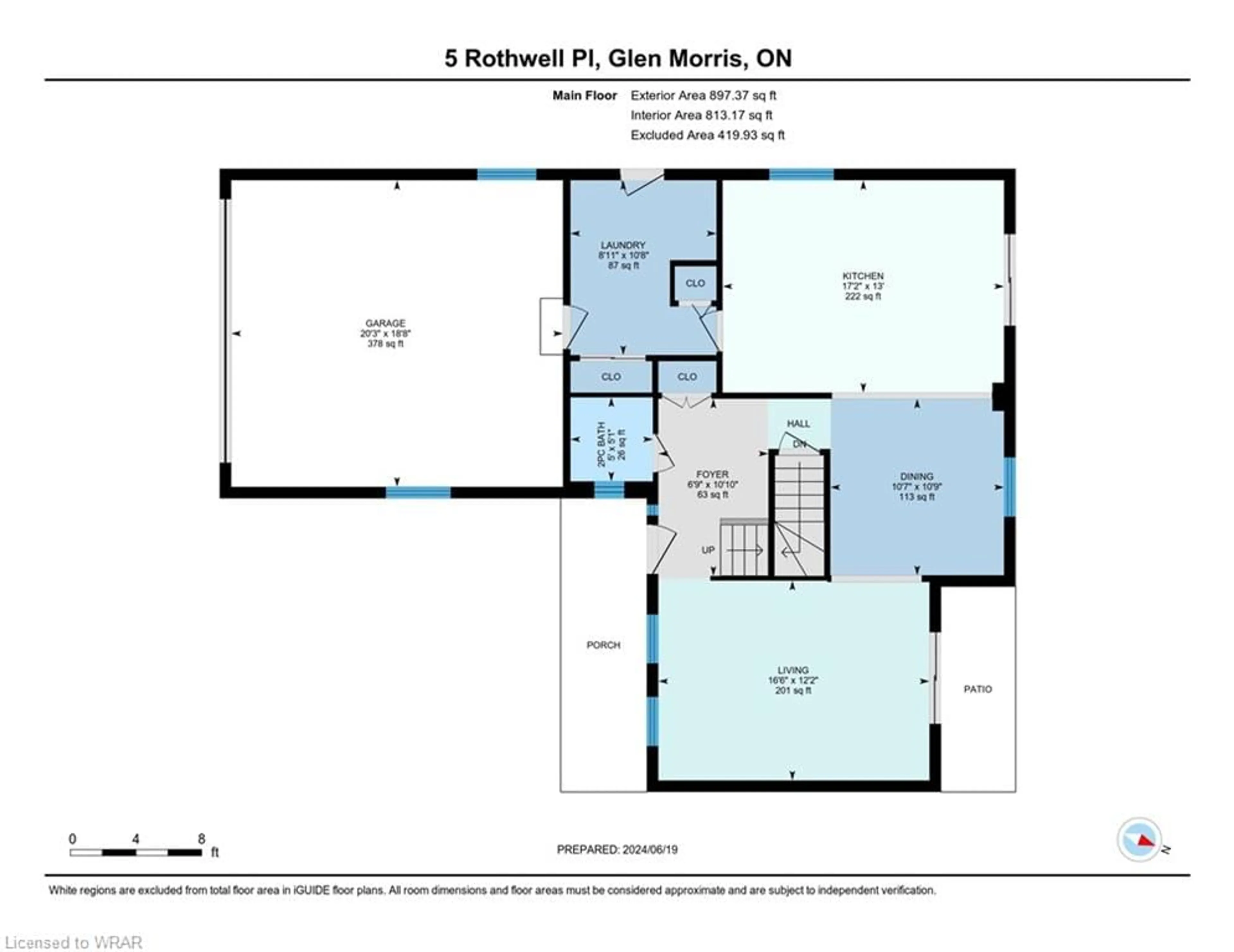 Floor plan for 5 Rothwell Pl, Glen Morris Ontario N0B 1W0