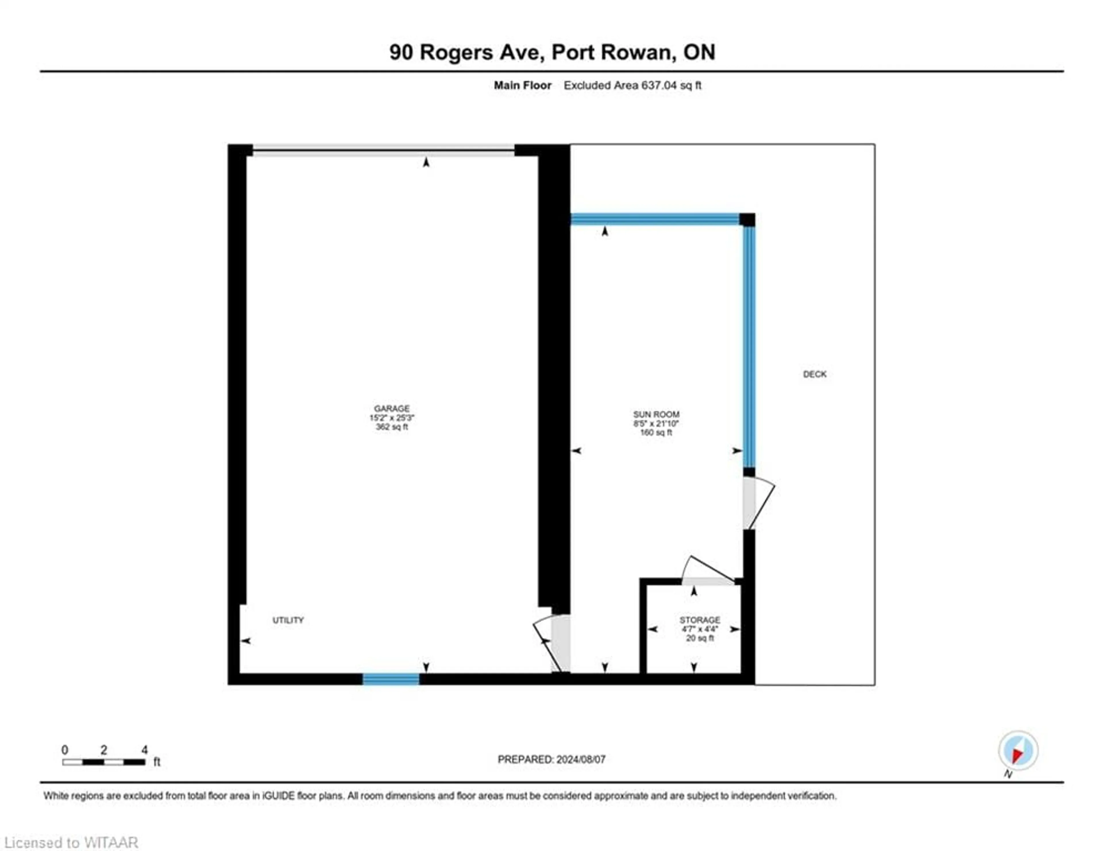 Floor plan for 90 Rogers Ave, Long Point Ontario N0E 1M0