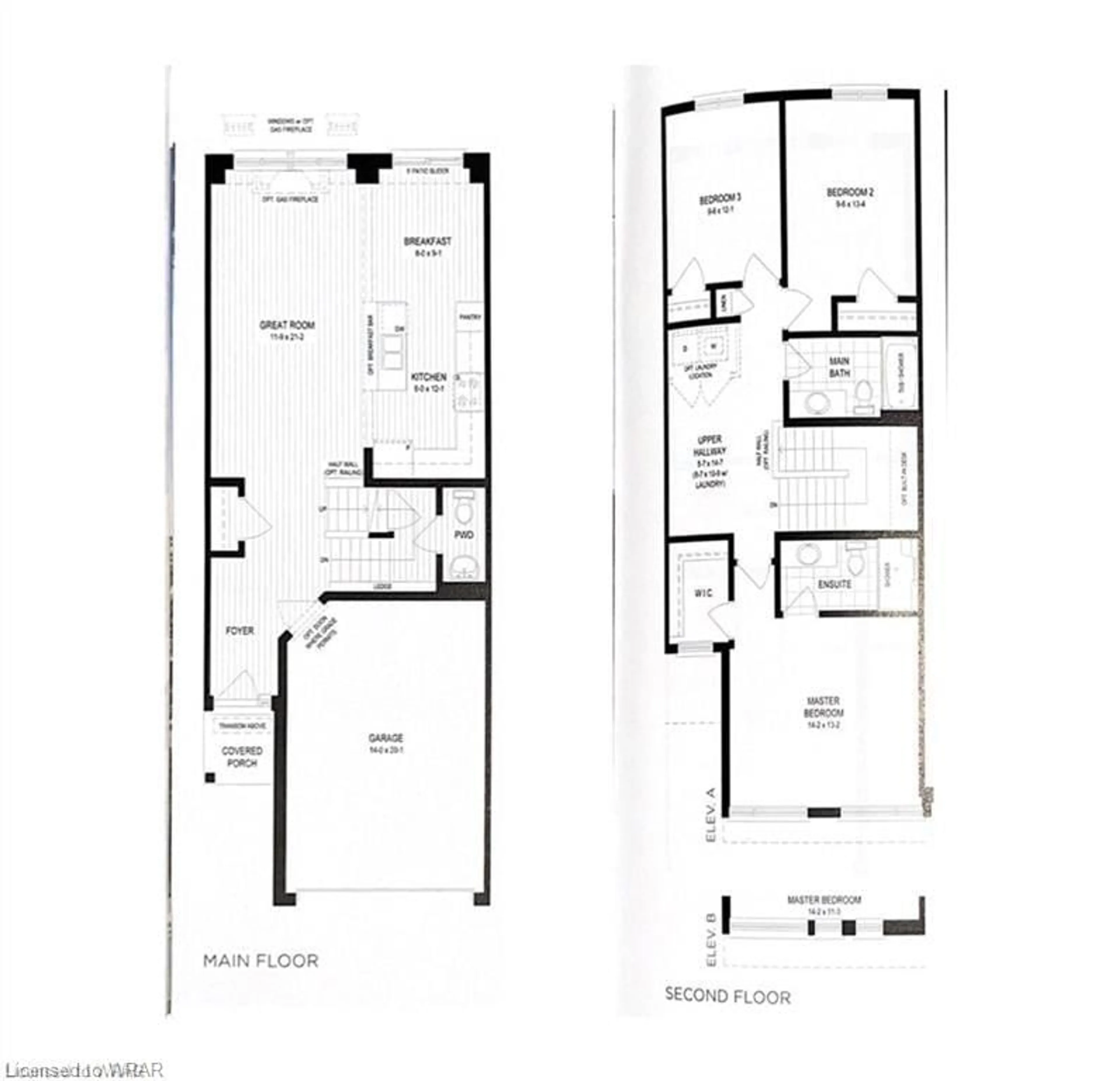 Floor plan for 110-5 Bellhouse Ave, Brantford Ontario N3T 0T9