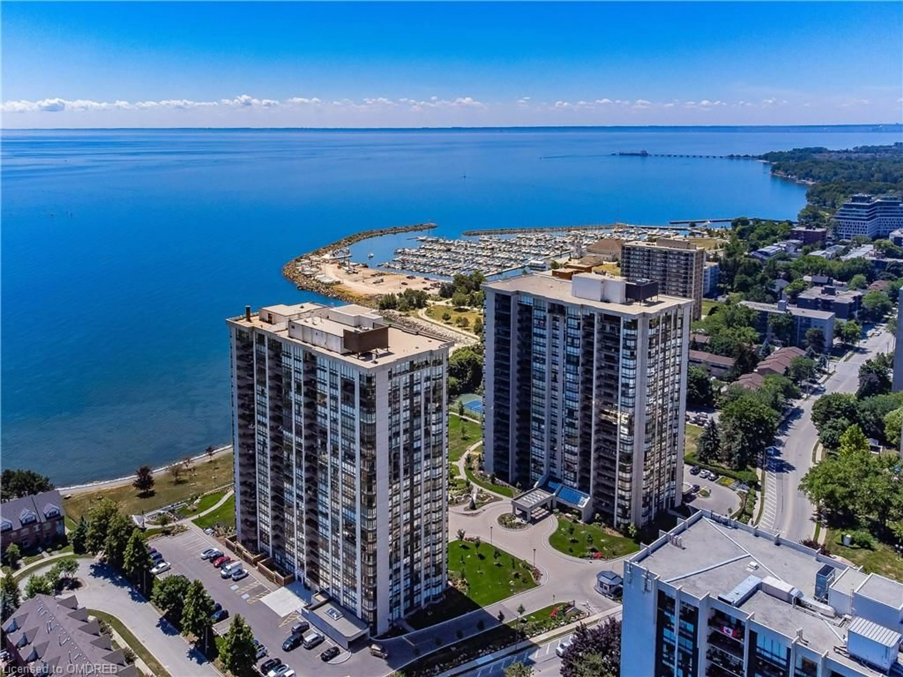 A pic from exterior of the house or condo, lake for 2180 Marine Dr #1705, Oakville Ontario L6L 5V2