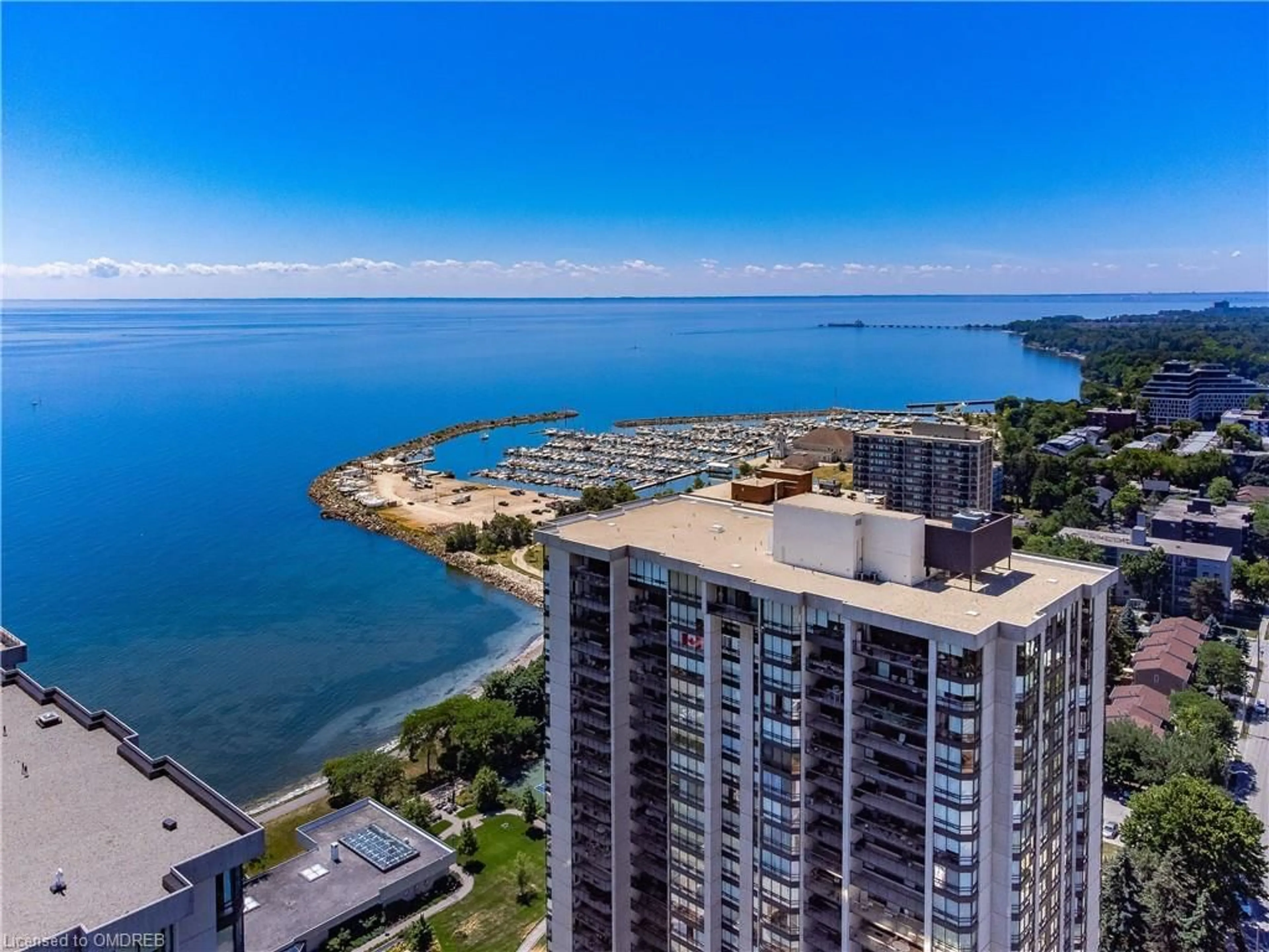 A pic from exterior of the house or condo, lake for 2180 Marine Dr #1705, Oakville Ontario L6L 5V2