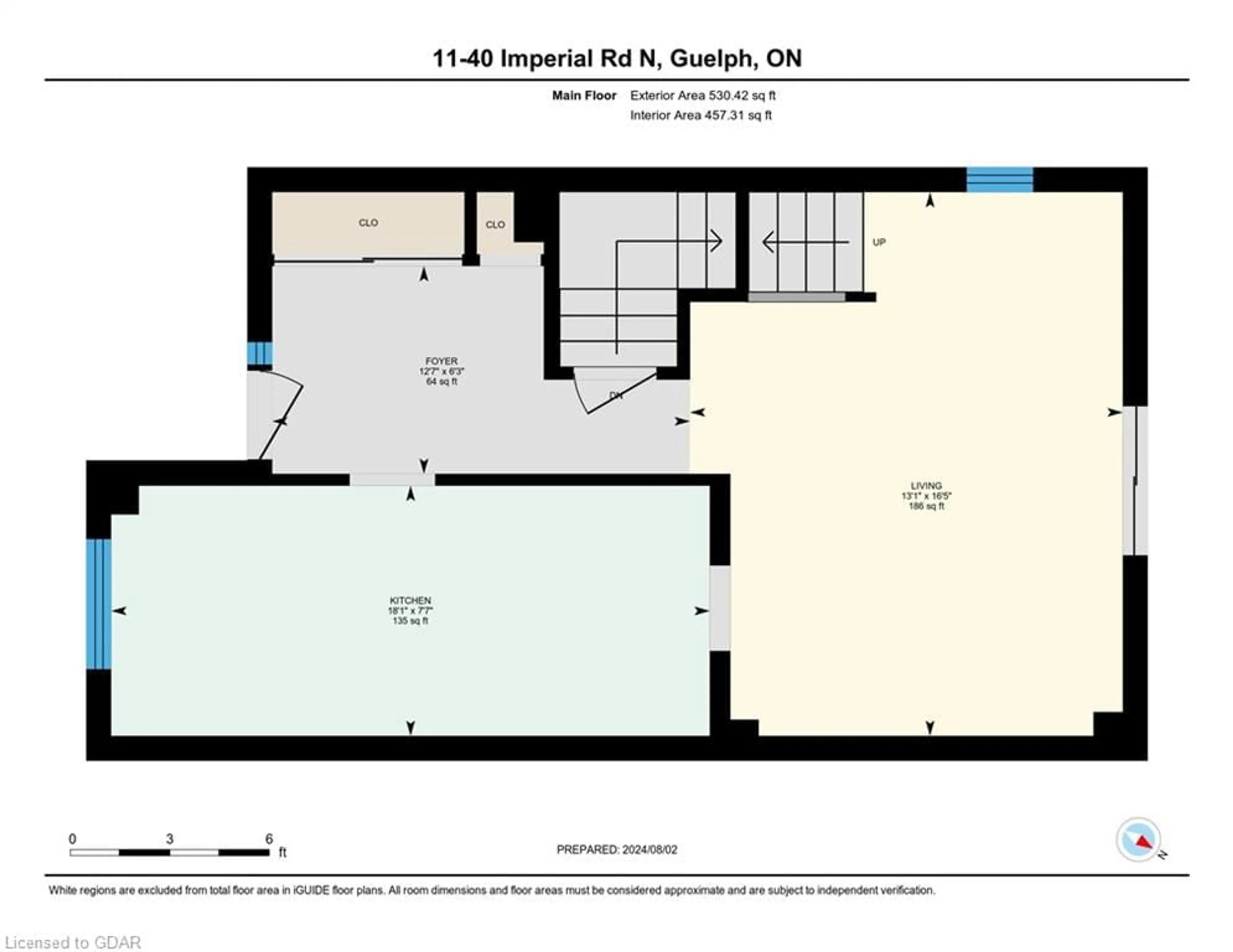 Floor plan for 40 Imperial Road North Rd #11, Guelph Ontario N1H 8B4