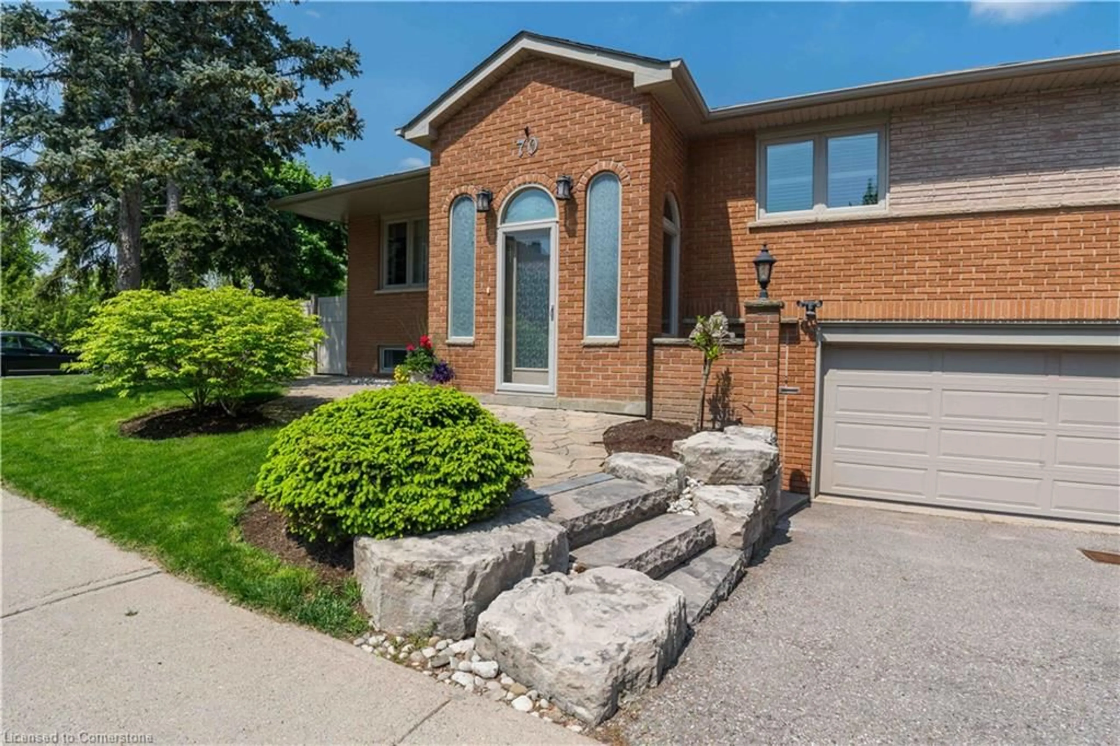 Home with brick exterior material for 70 English St, Brampton Ontario L6X 1L6