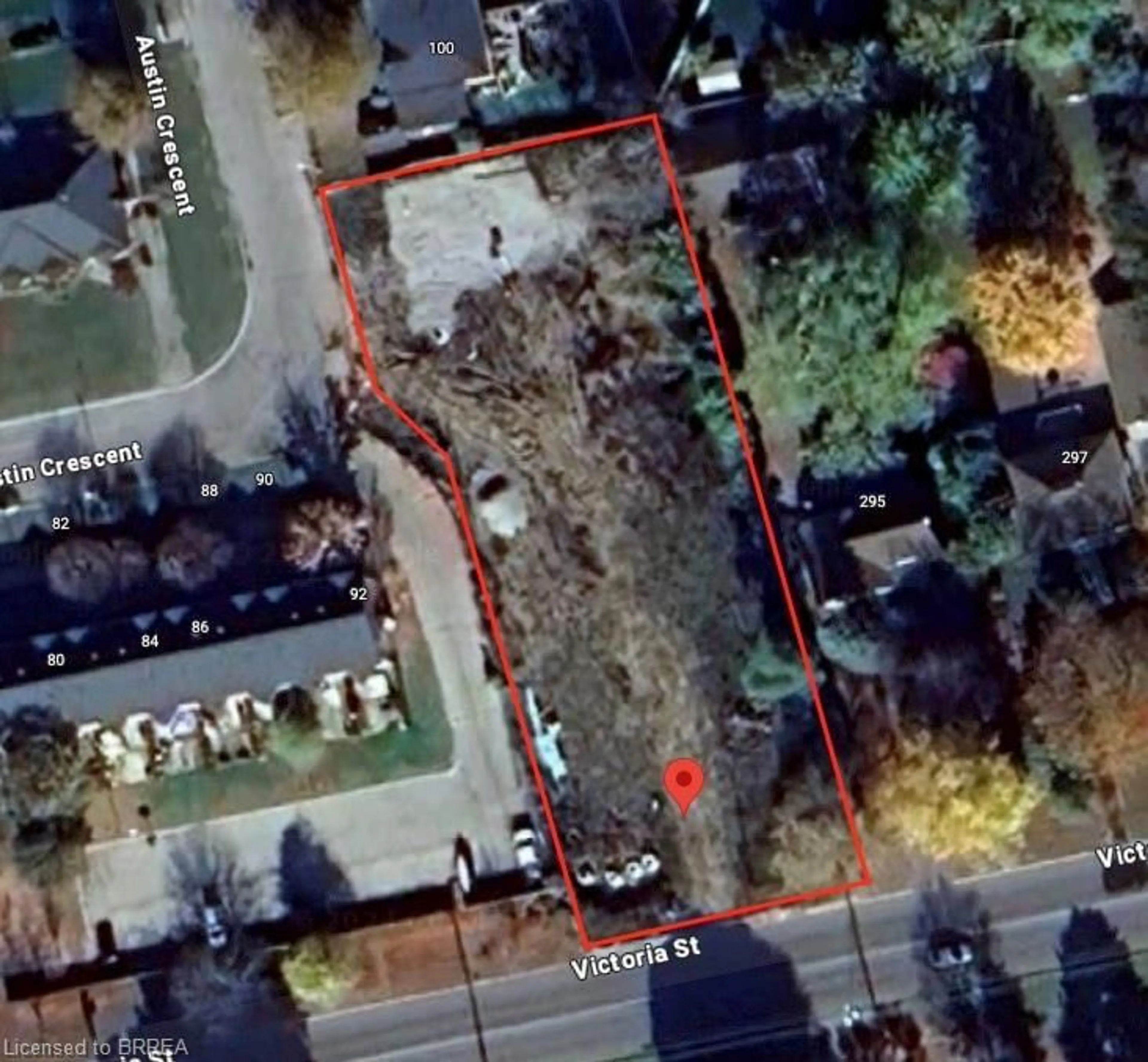 Picture of a map for 291 Victoria St, Simcoe Ontario N3T 4K2