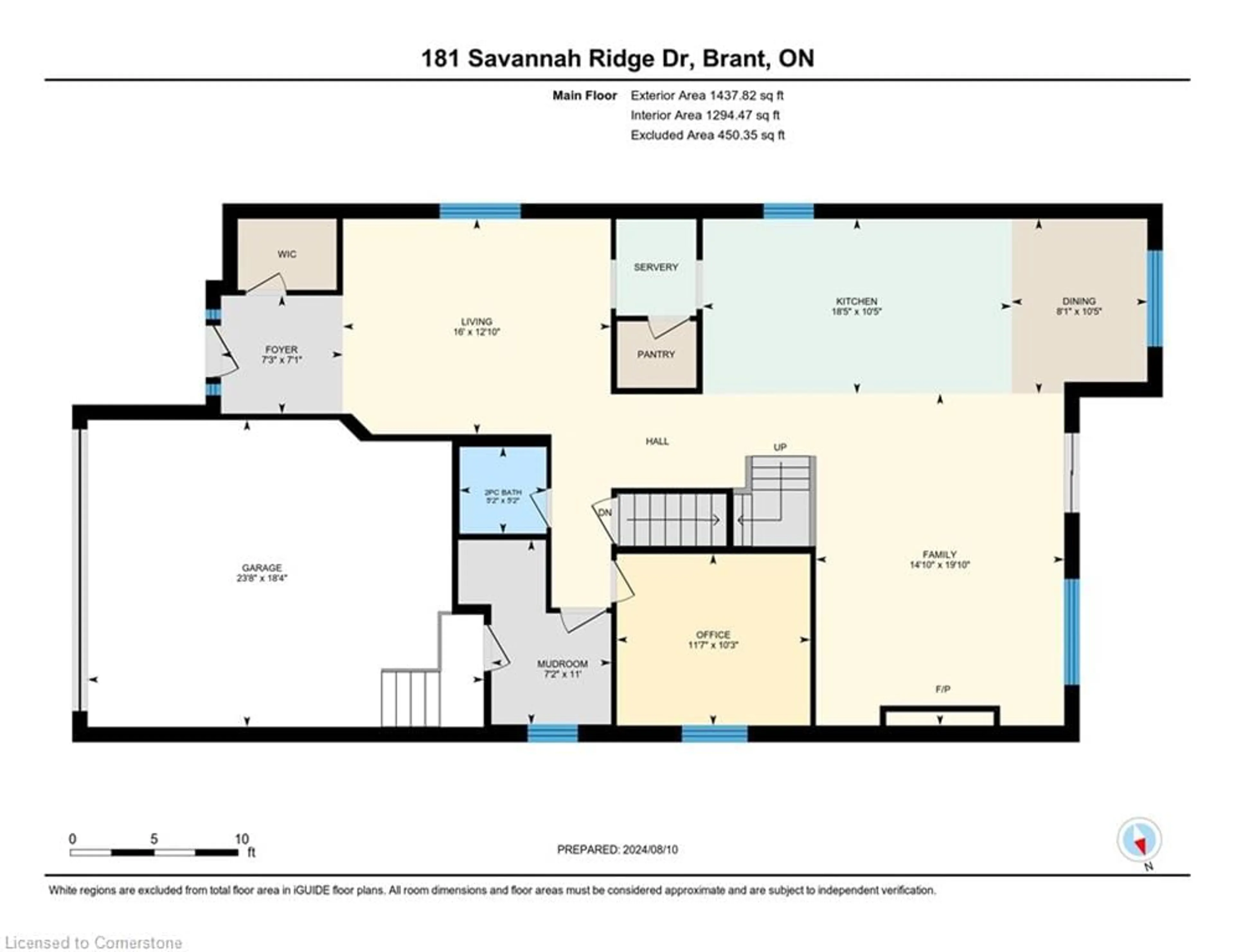 Floor plan for 181 Savannah Ridge Dr, Paris Ontario N3L 0L5