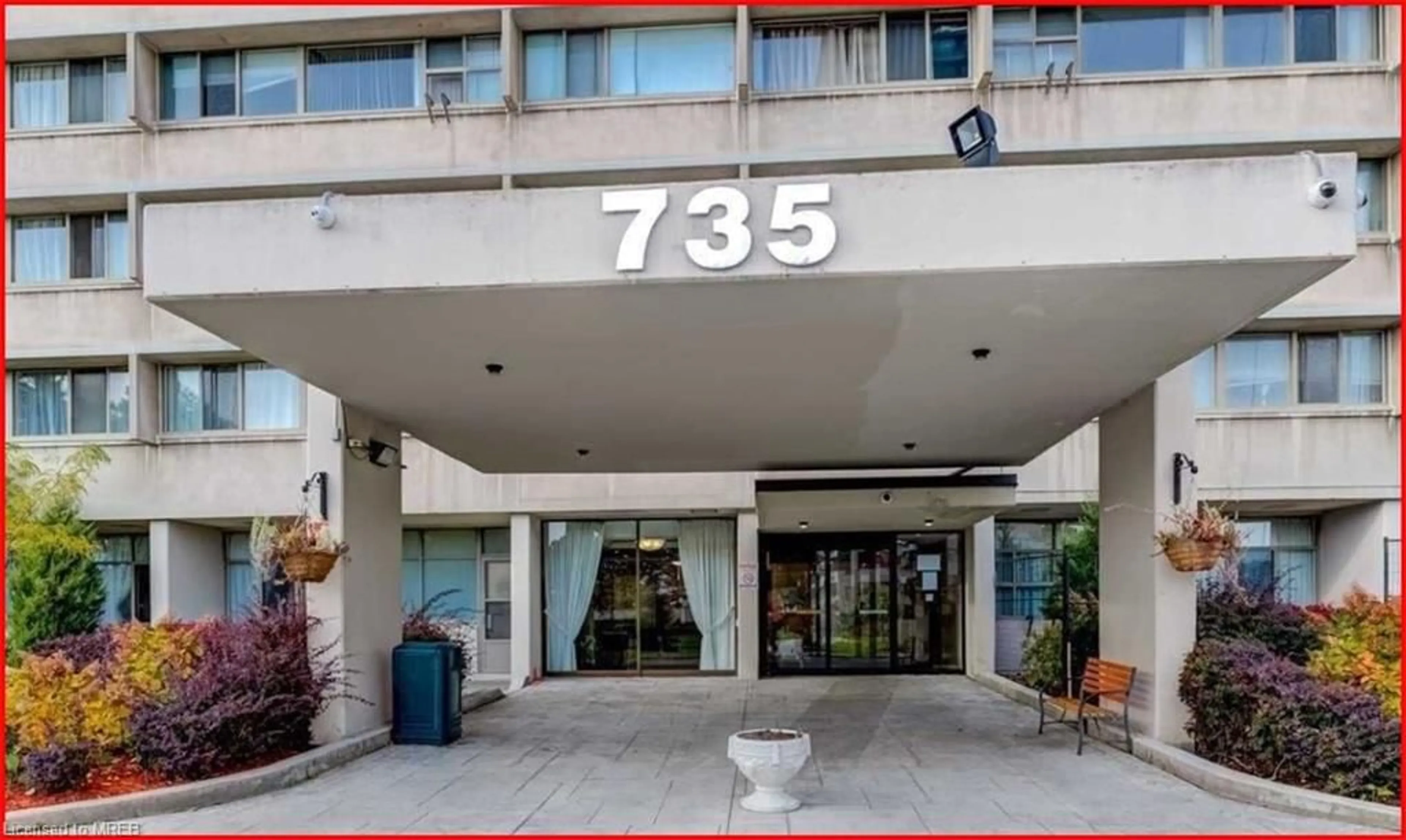 A pic from exterior of the house or condo for 735 Don Mills Rd #1806, Toronto Ontario M3C 1T1