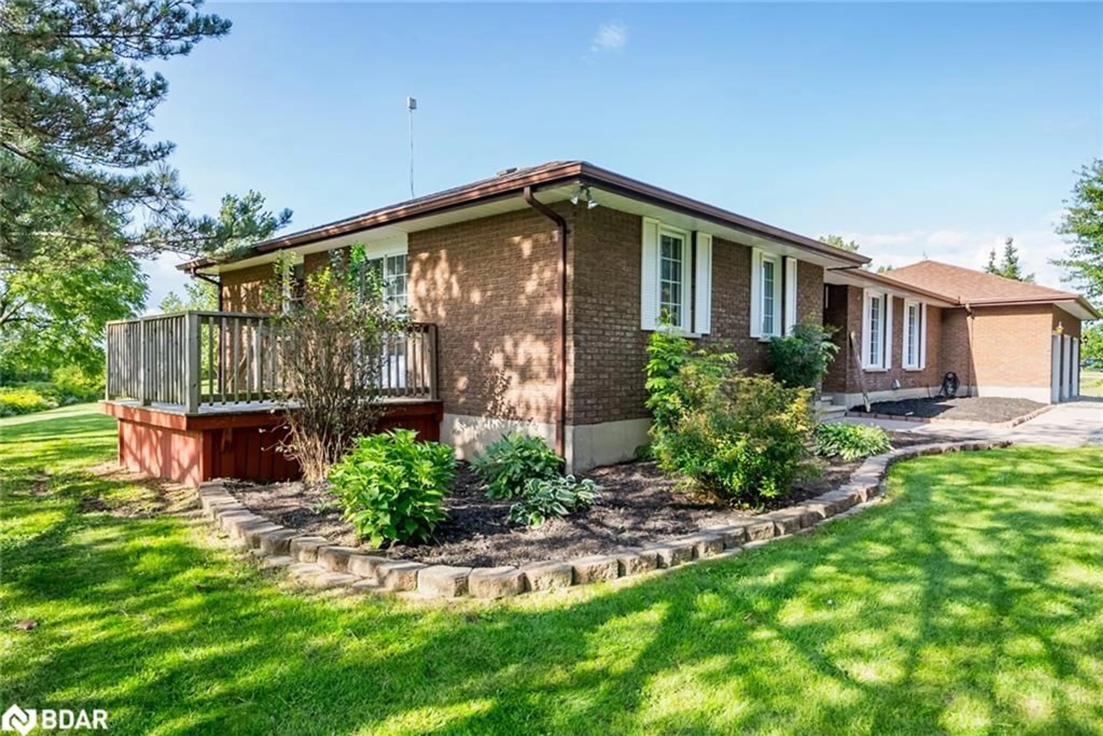 Frontside or backside of a home, the fenced backyard for 151 Kenrei Rd, Lindsay Ontario K9V 4R1