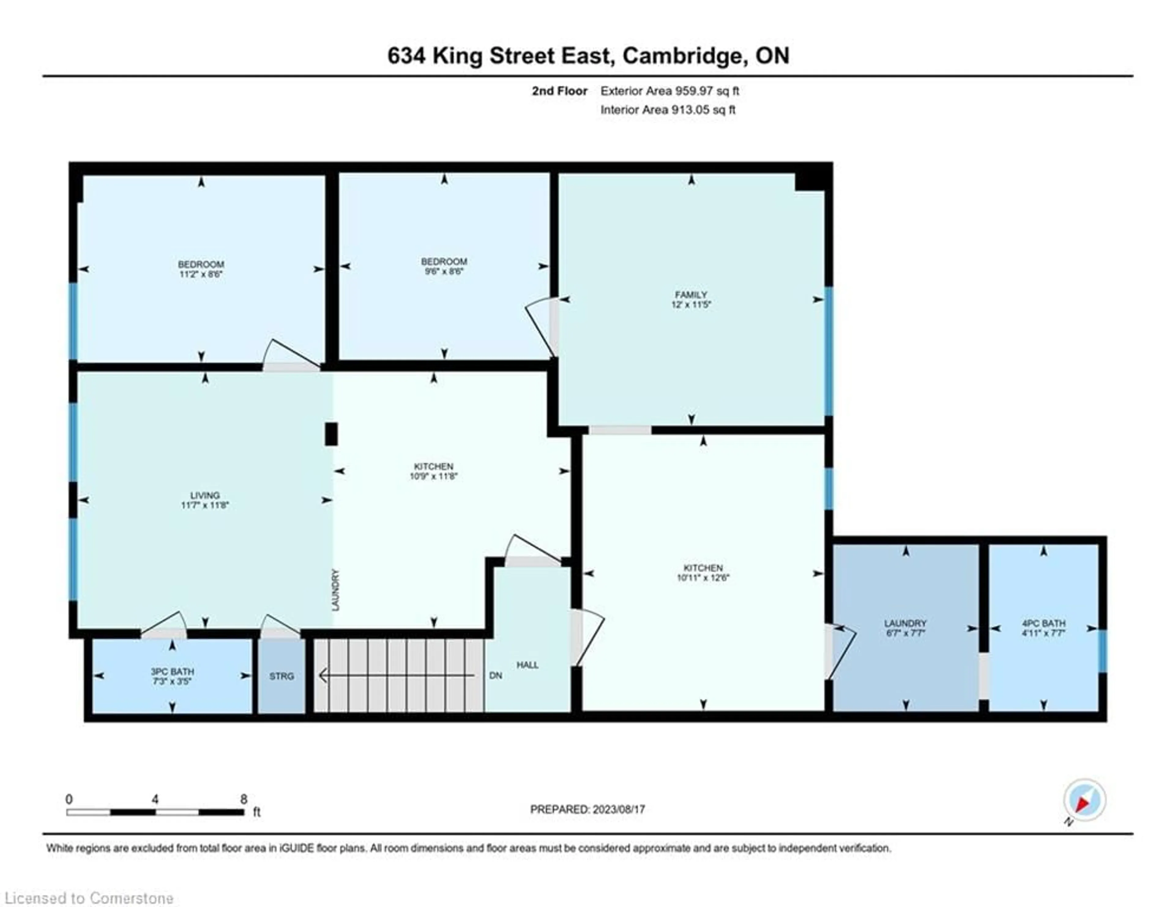 Floor plan for 634 King St, Cambridge Ontario N3H 3N6