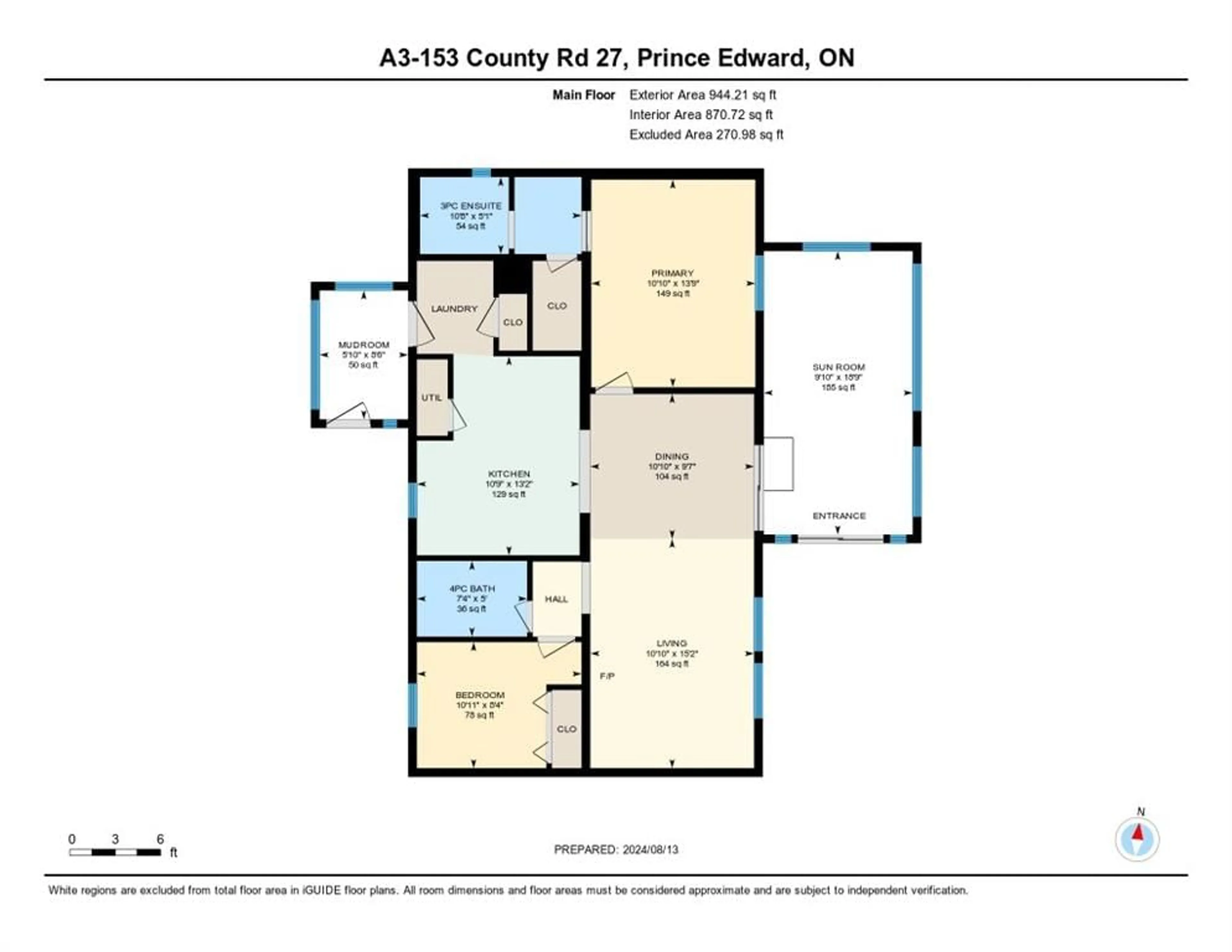 Floor plan for 153 27 County Rd, Prince Edward Ontario K0K 1T0