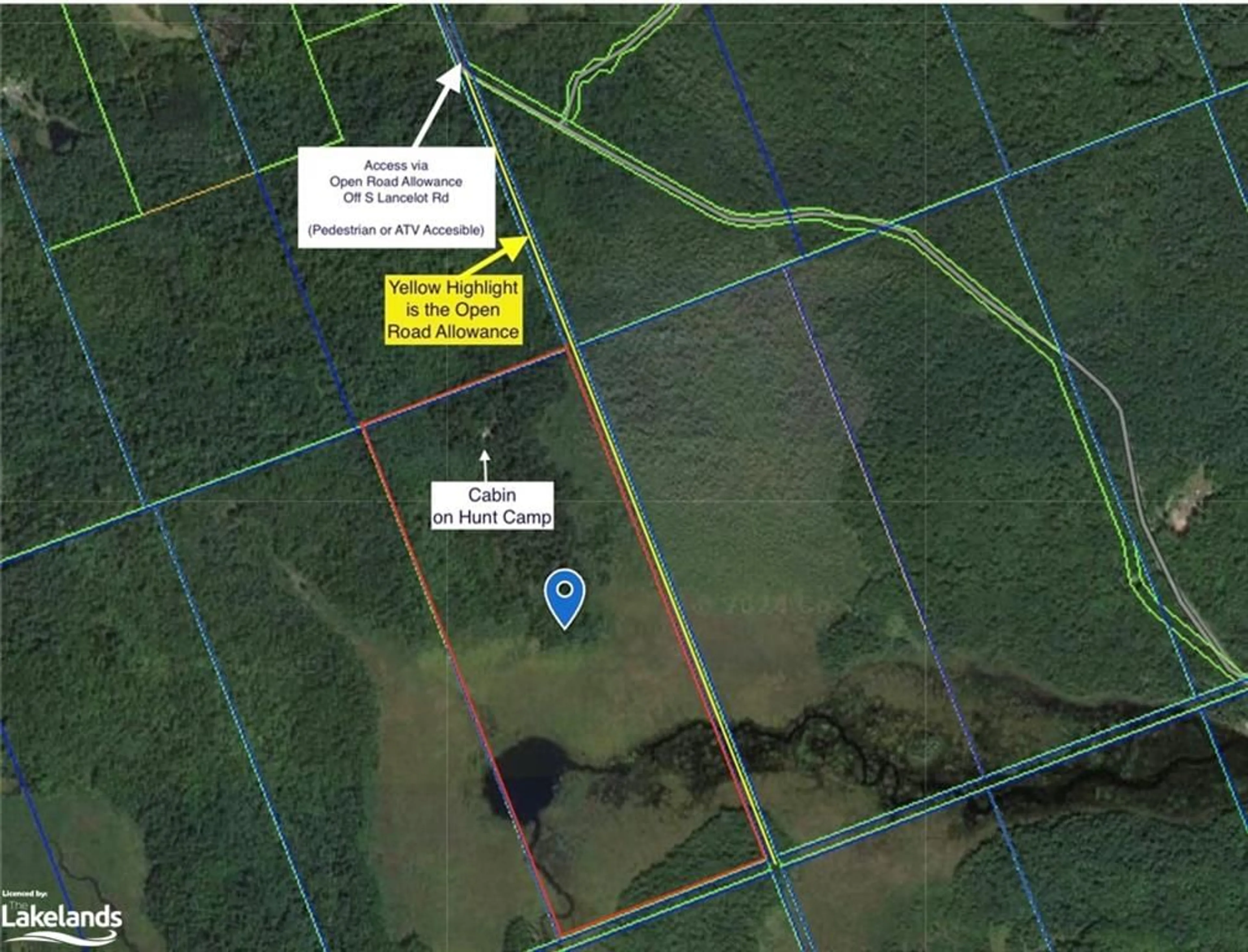 Picture of a map for LOT 15 Concession 11, Huntsville Ontario P0B 1M0