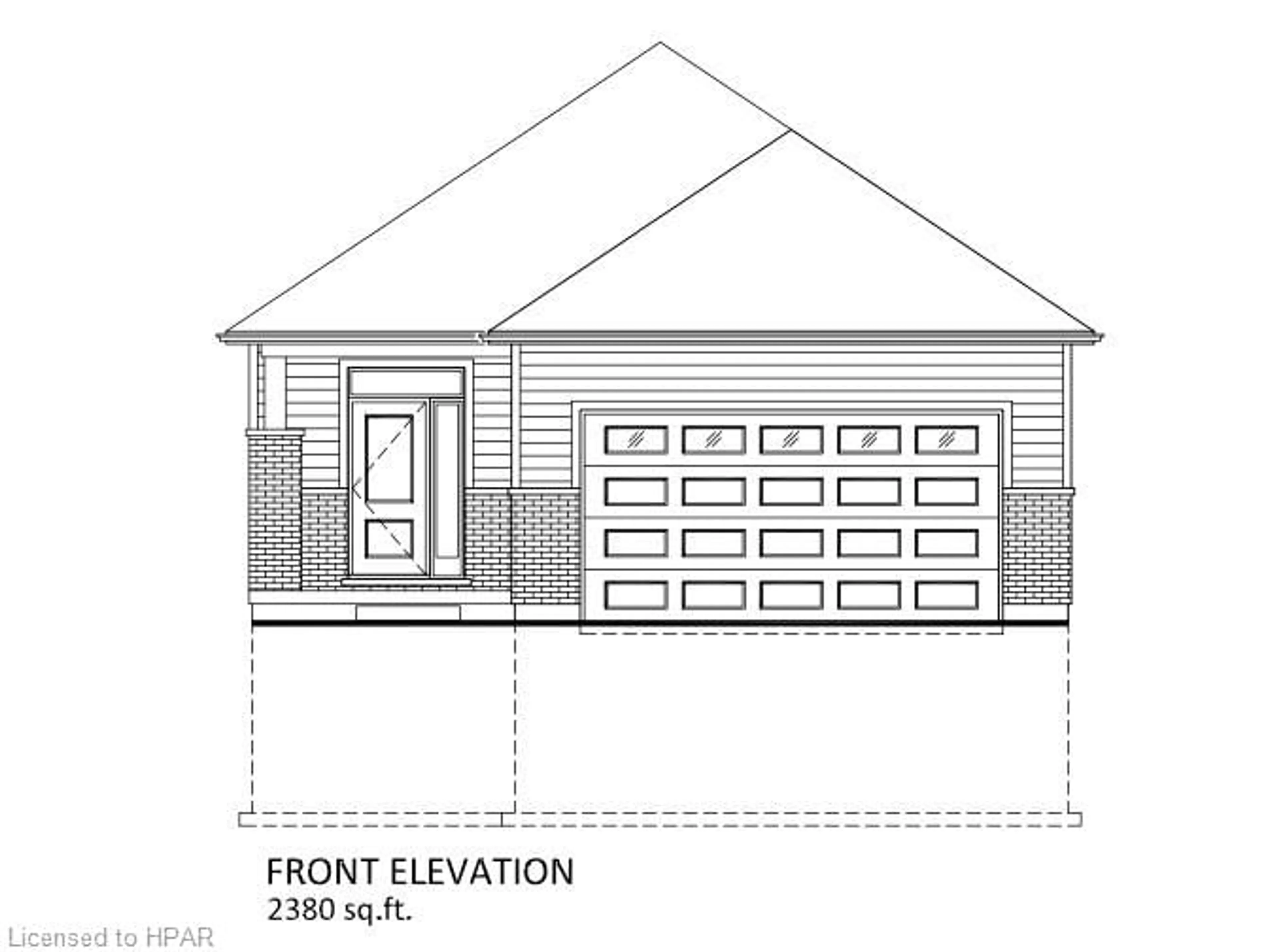 Frontside or backside of a home, the front or back of building for 171 Greene St, Exeter Ontario N0M 1S3