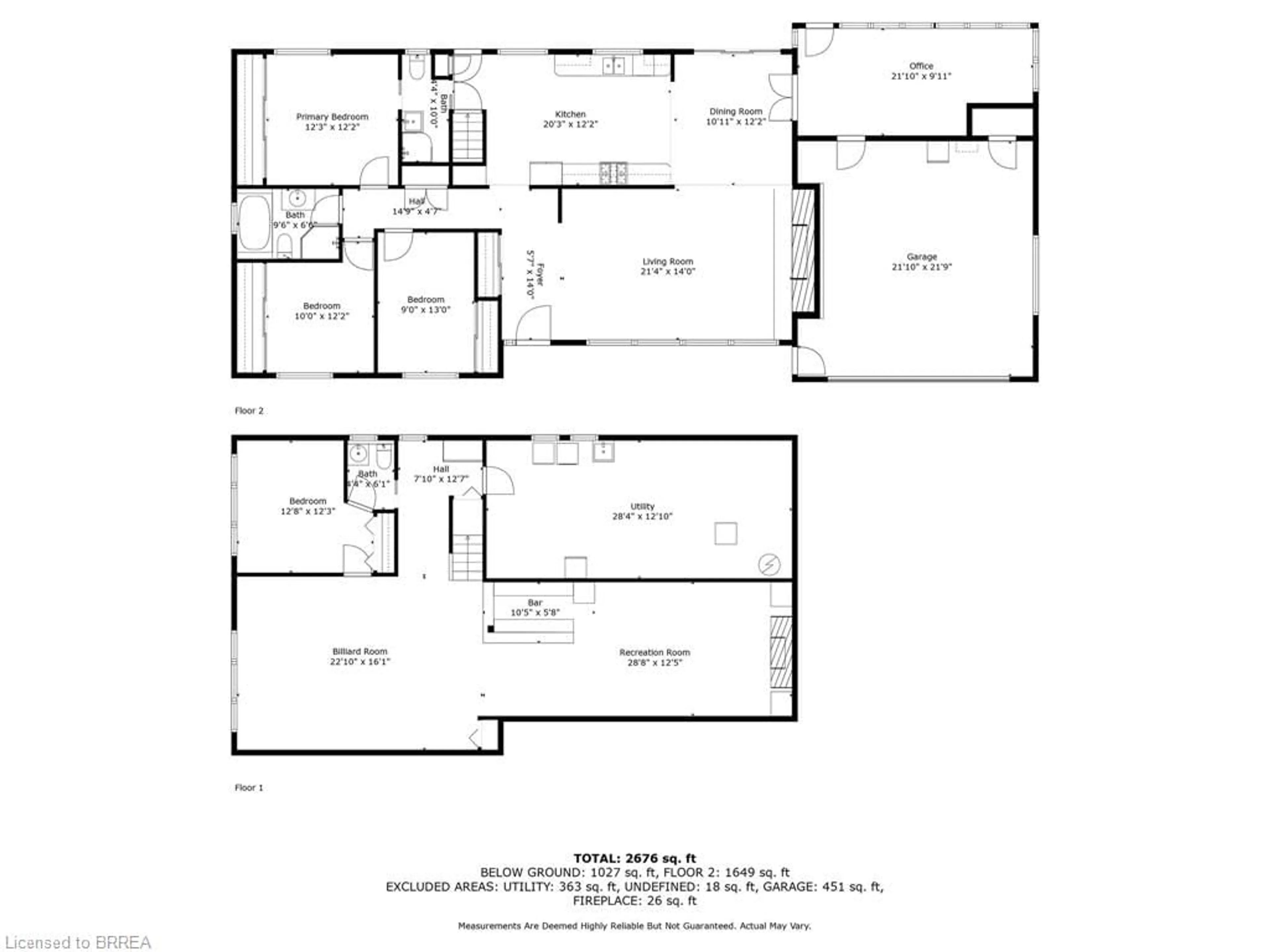 Floor plan for 35 Belholme Ave, Brantford Ontario N3T 1R9