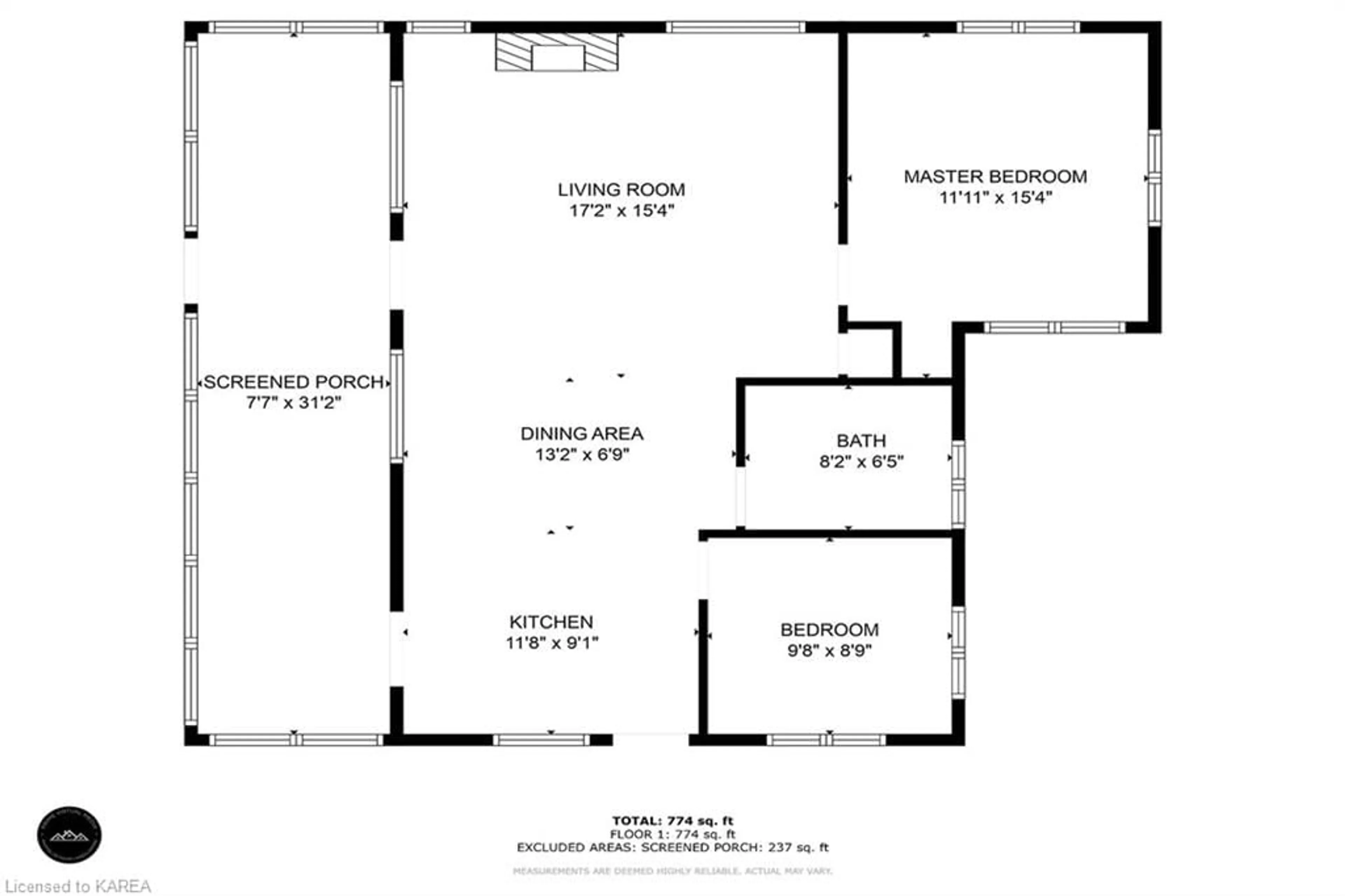 Floor plan for 1326 Ridge Lane, Seeleys Bay Ontario K0H 2N0