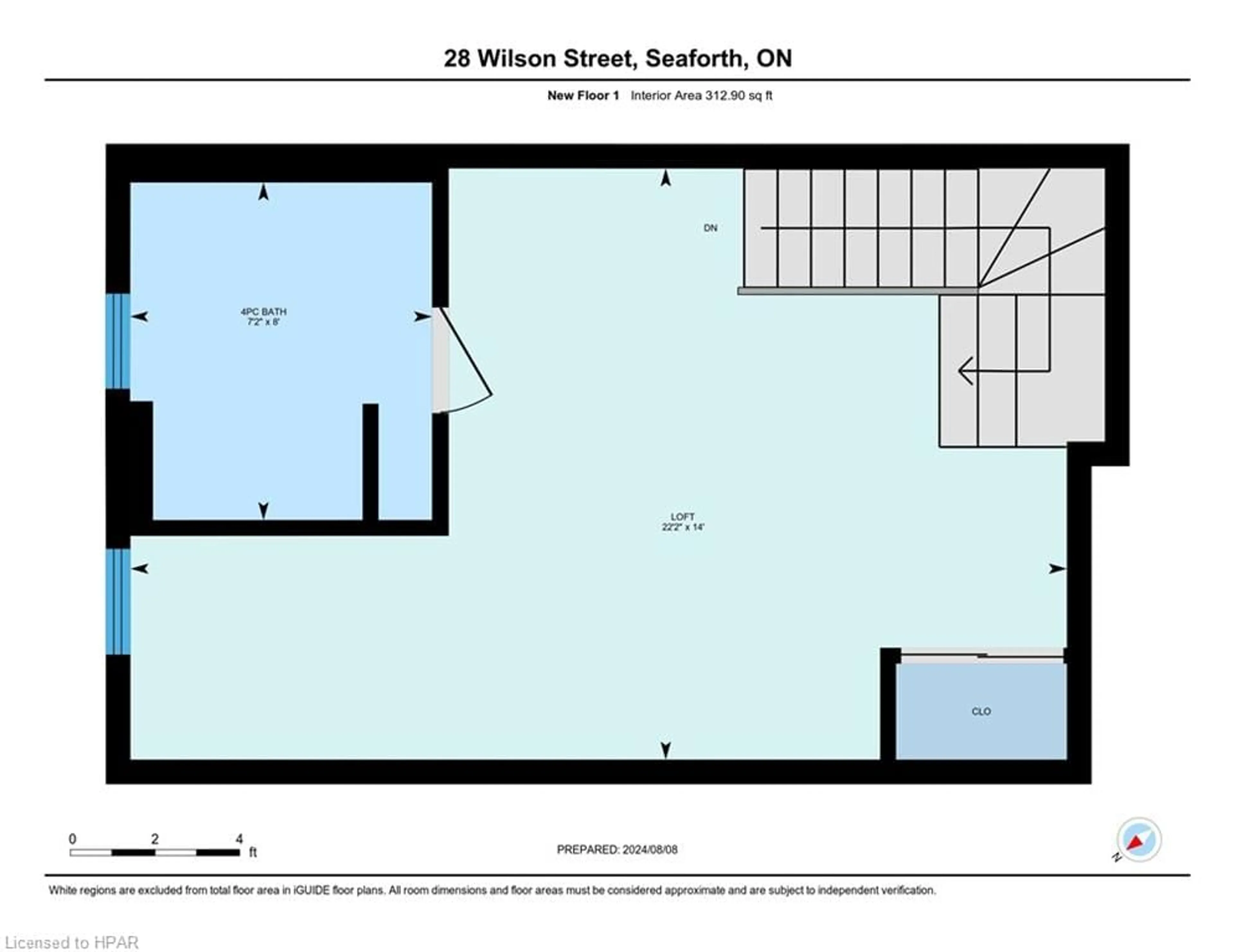 Floor plan for 28 Wilson St St, Seaforth Ontario N0K 1W0