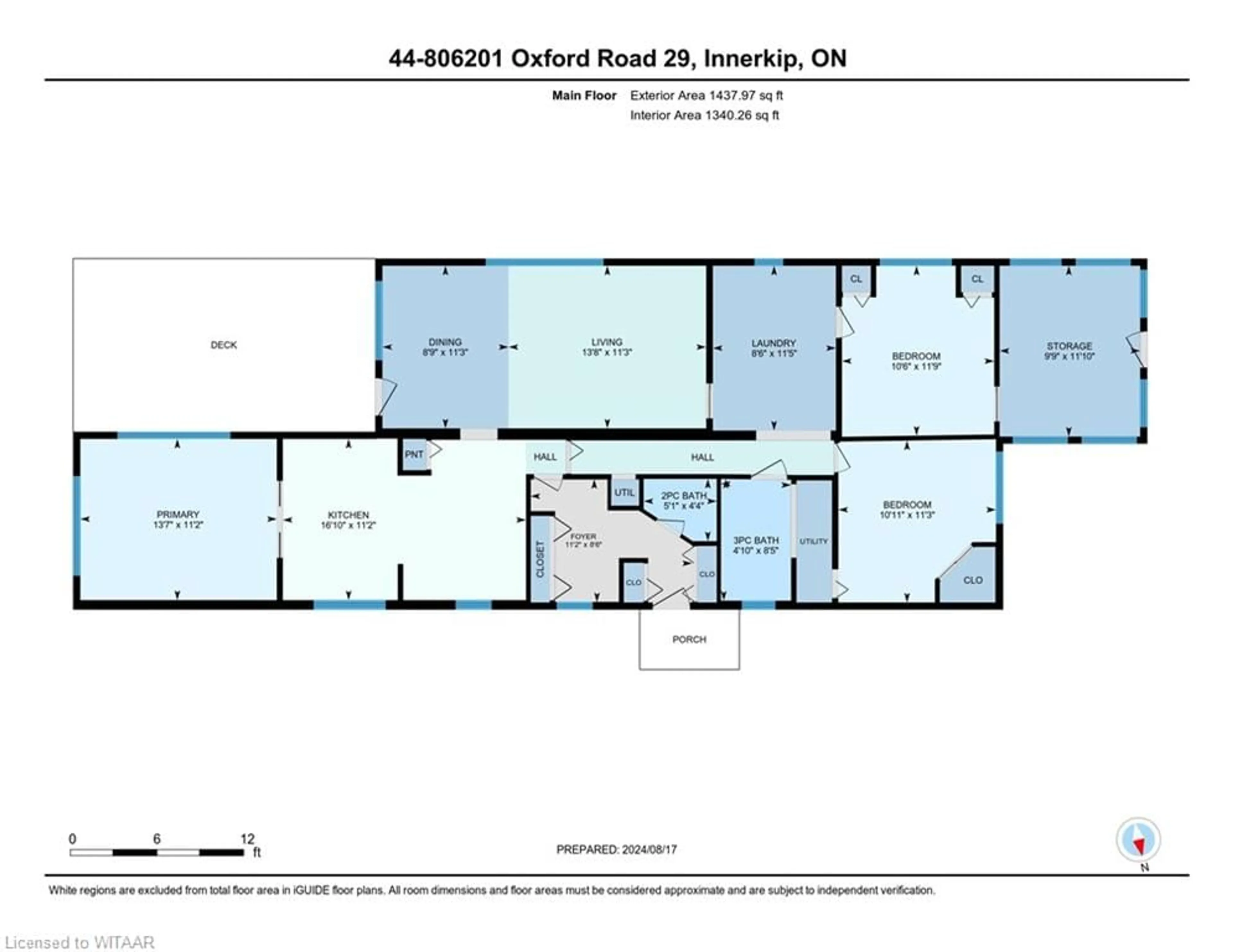 Floor plan for 806201 County 29 Rd #44, Innerkip Ontario N0J 1M0