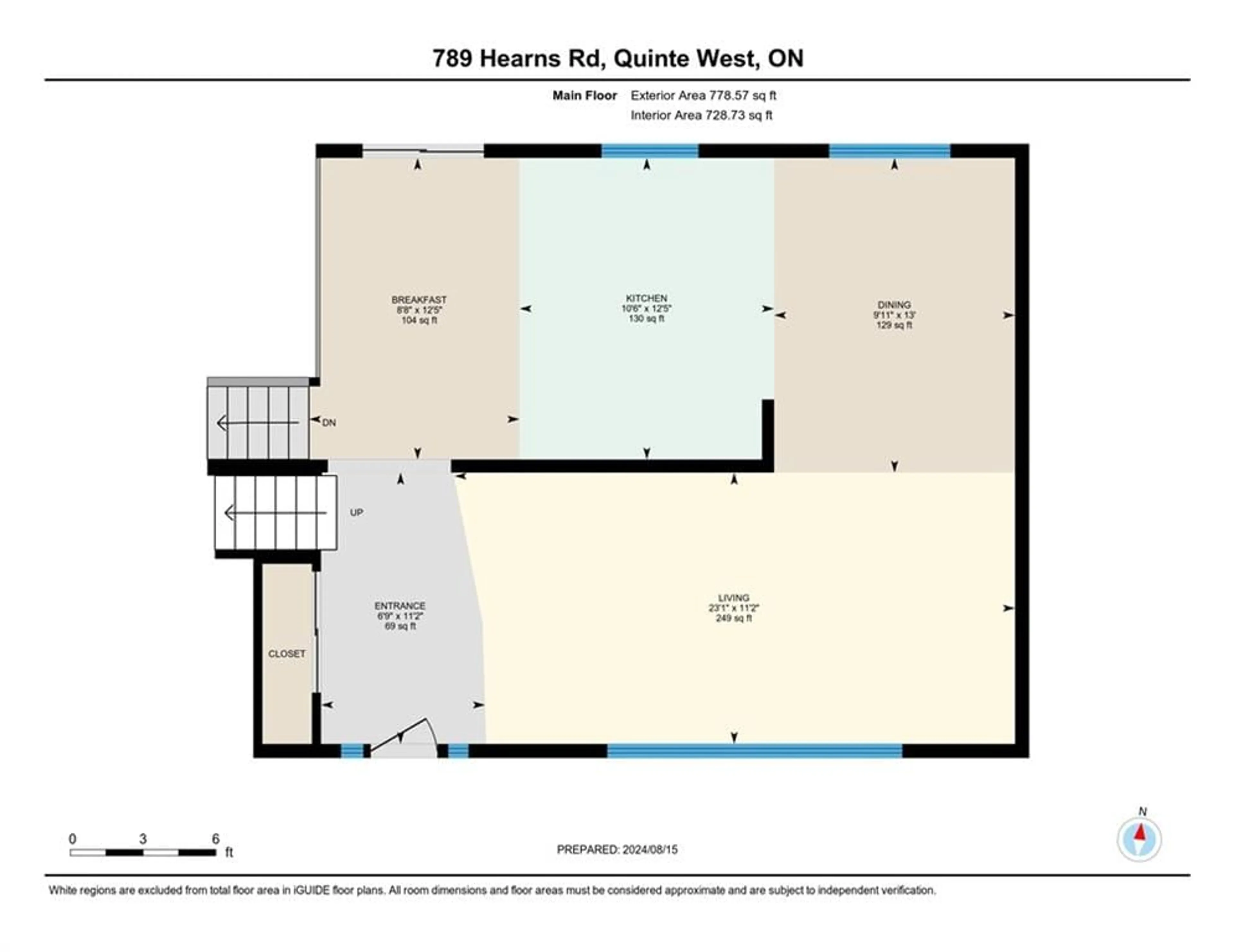 Floor plan for 789 Hearns Rd, Frankford Ontario K0K 2C0