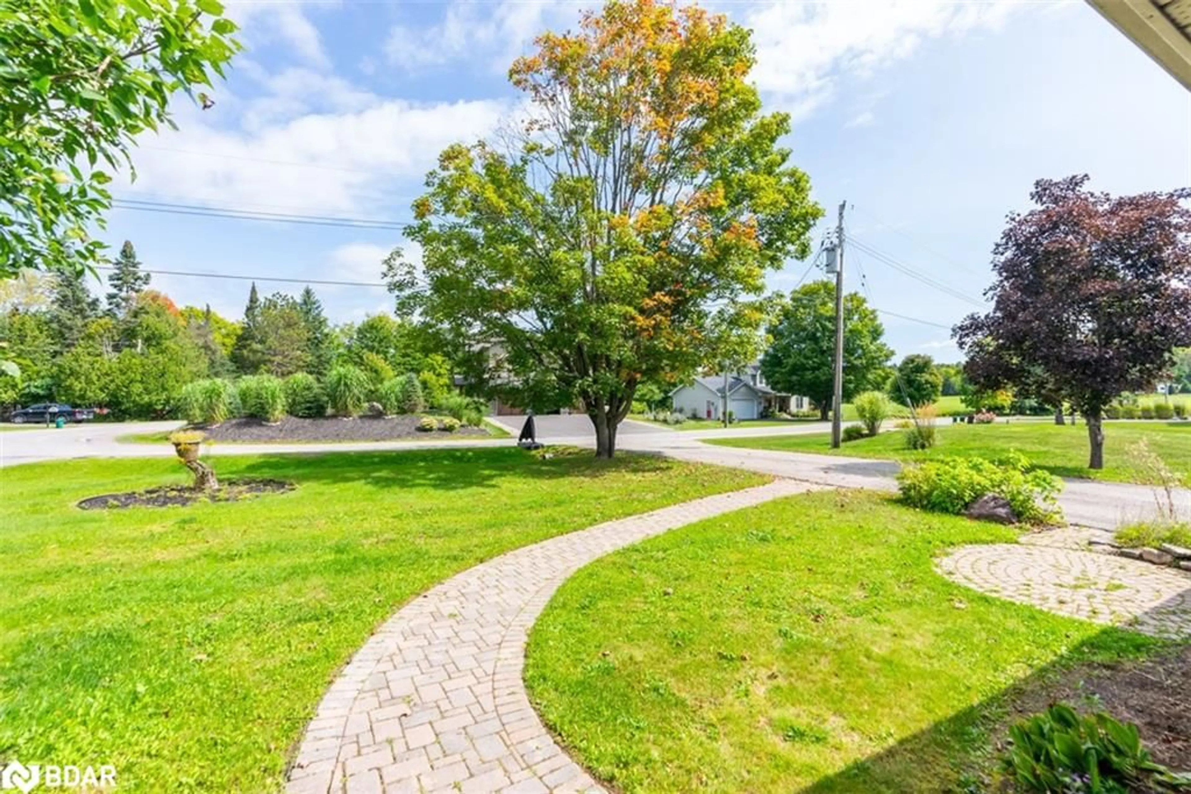 Patio, the fenced backyard for 443 By-Lock Acres Rd, Huntsville Ontario P1H 1S1