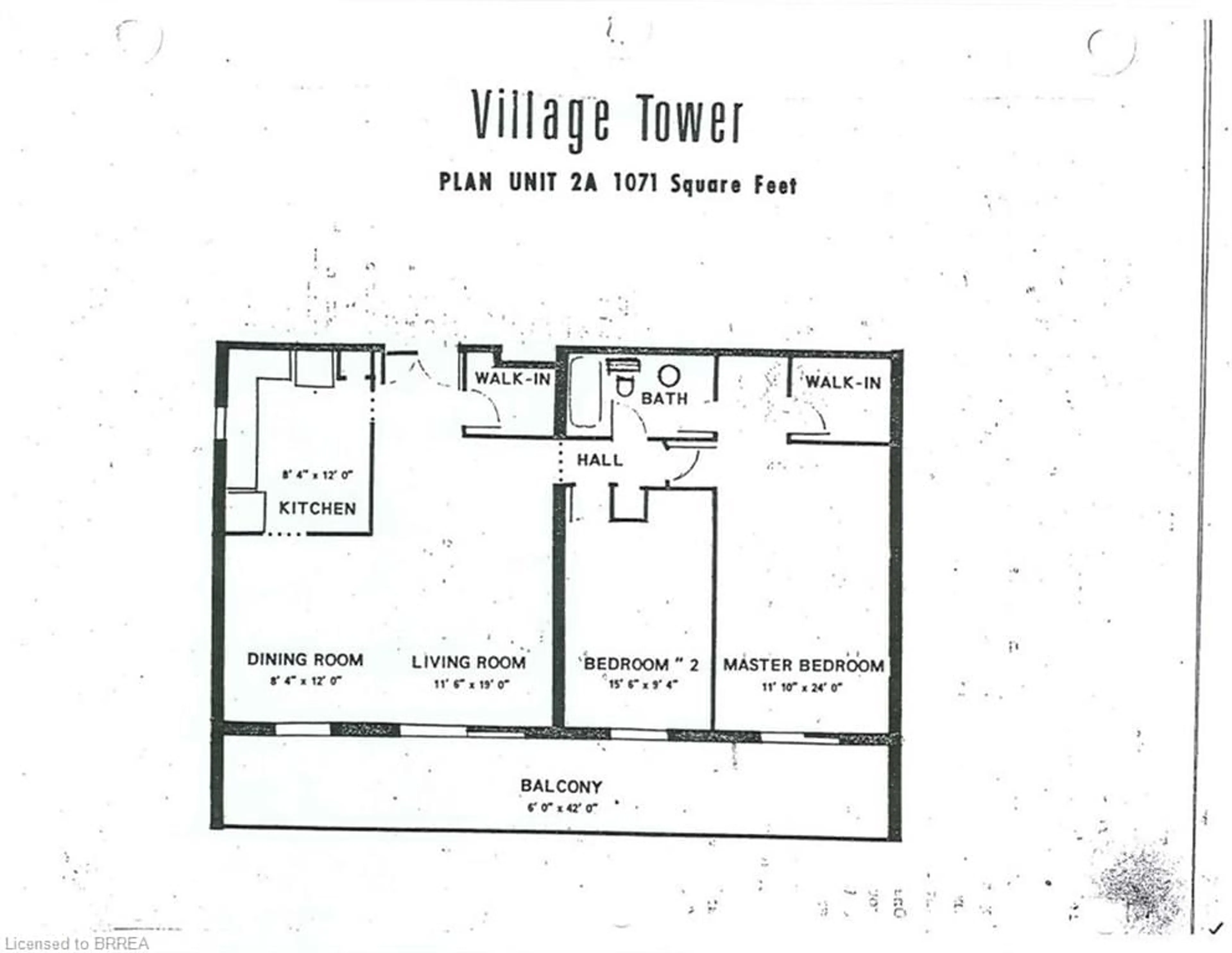 Floor plan for 640 West St #803, Brantford Ontario N3R 6M3