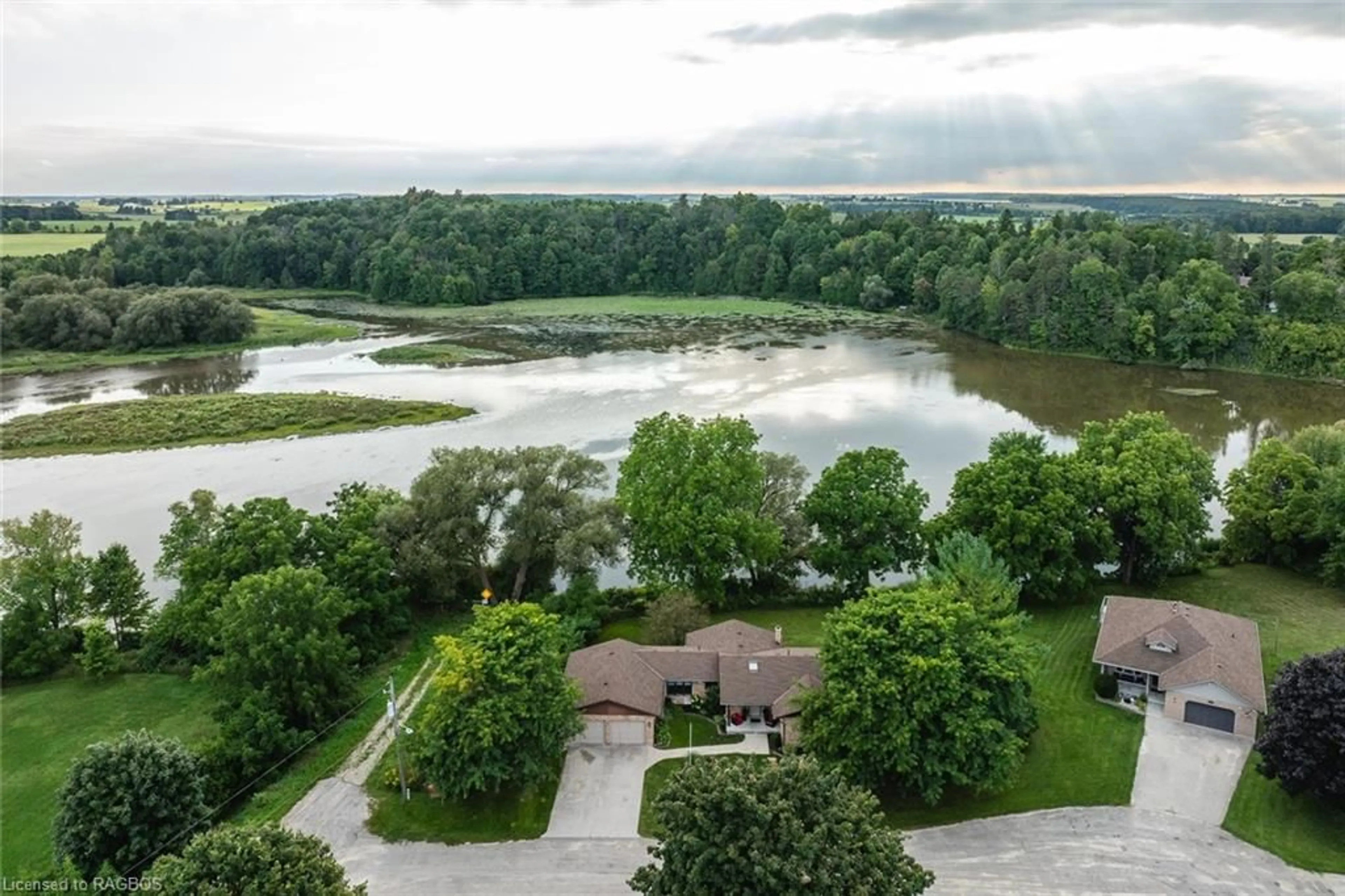 A pic from exterior of the house or condo, the view of lake or river for 216 Fisher Cres, Ayton Ontario N0G 1C0