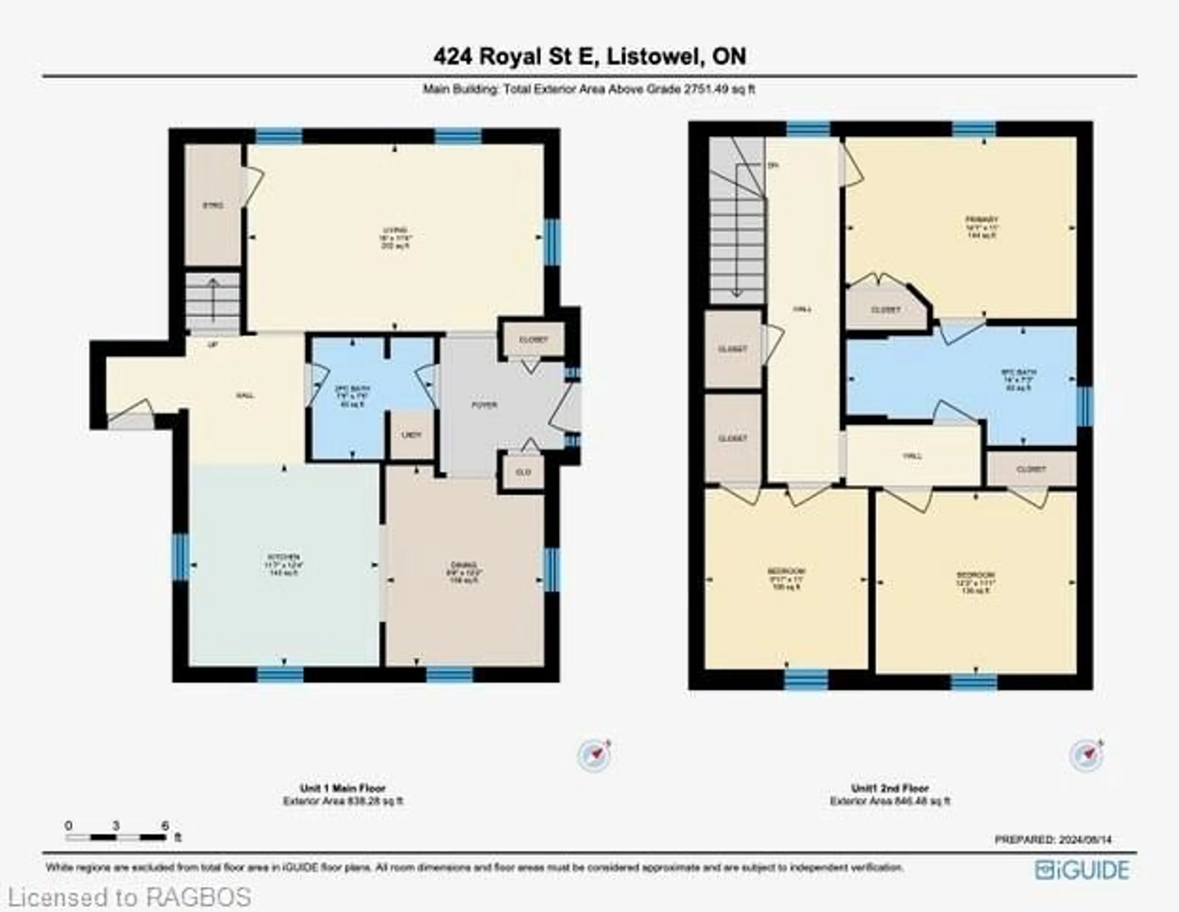 Floor plan for 424 Royal St, Listowel Ontario N4W 2S3