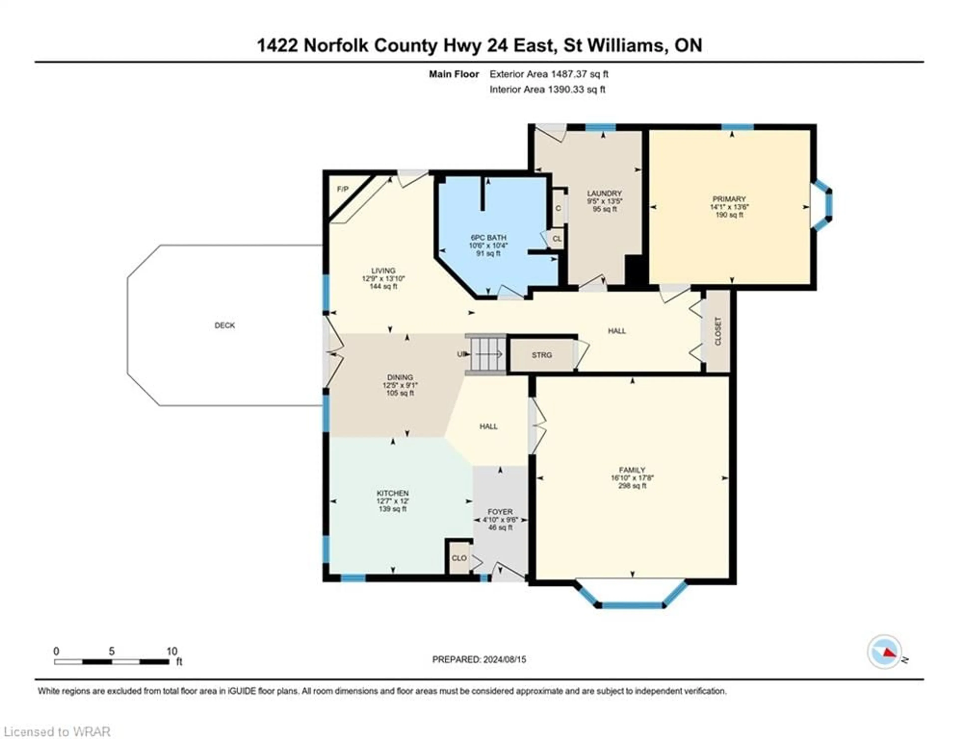 Floor plan for 1422 24 Hwy, Vittoria Ontario N0E 1W0