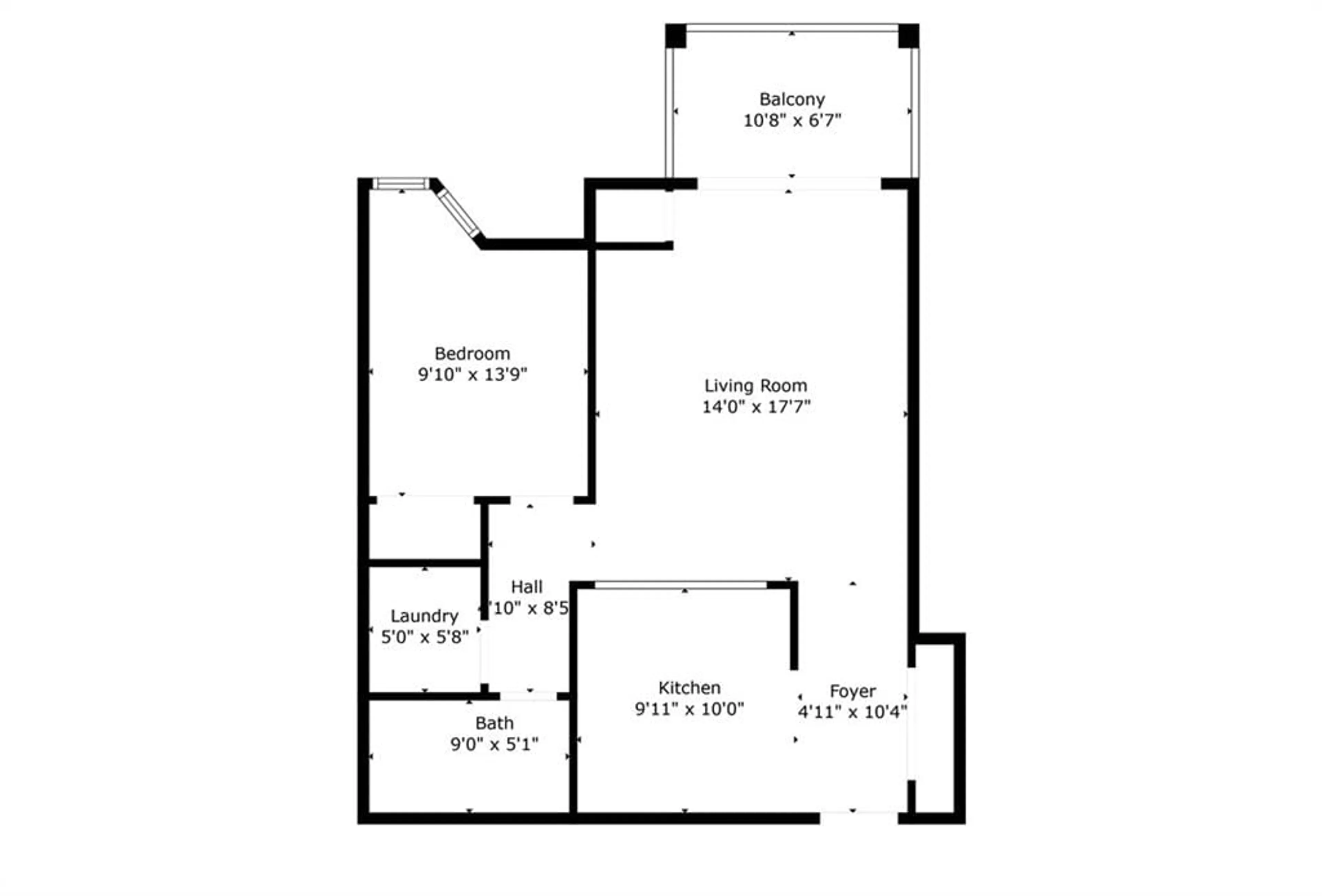 Floor plan for 19B Yonge St #103, Springwater Ontario L0L 1P0