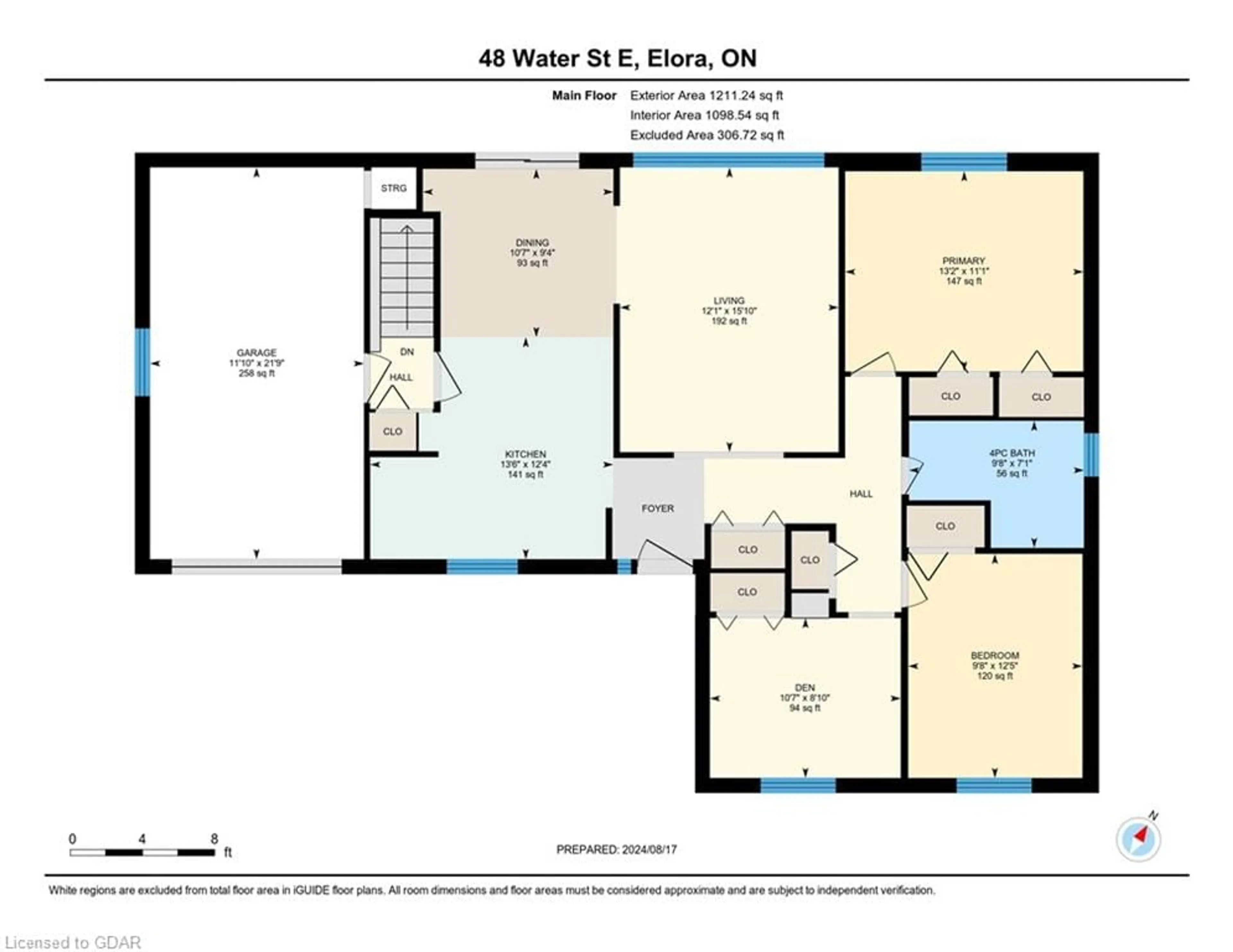 Floor plan for 48 Water St, Elora Ontario N0B 1S0