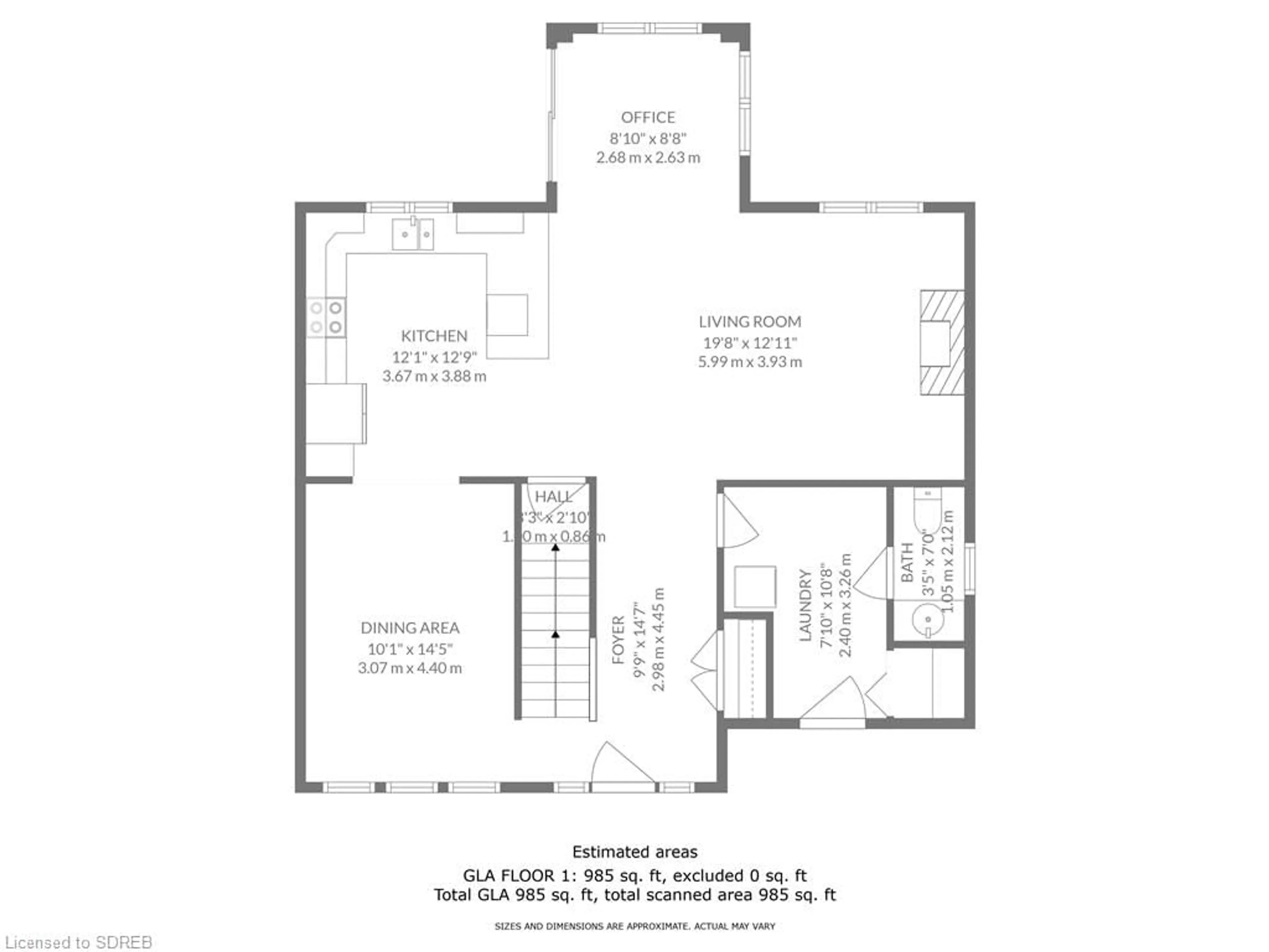 Floor plan for 87 Driftwood Dr, Simcoe Ontario N3Y 0B5