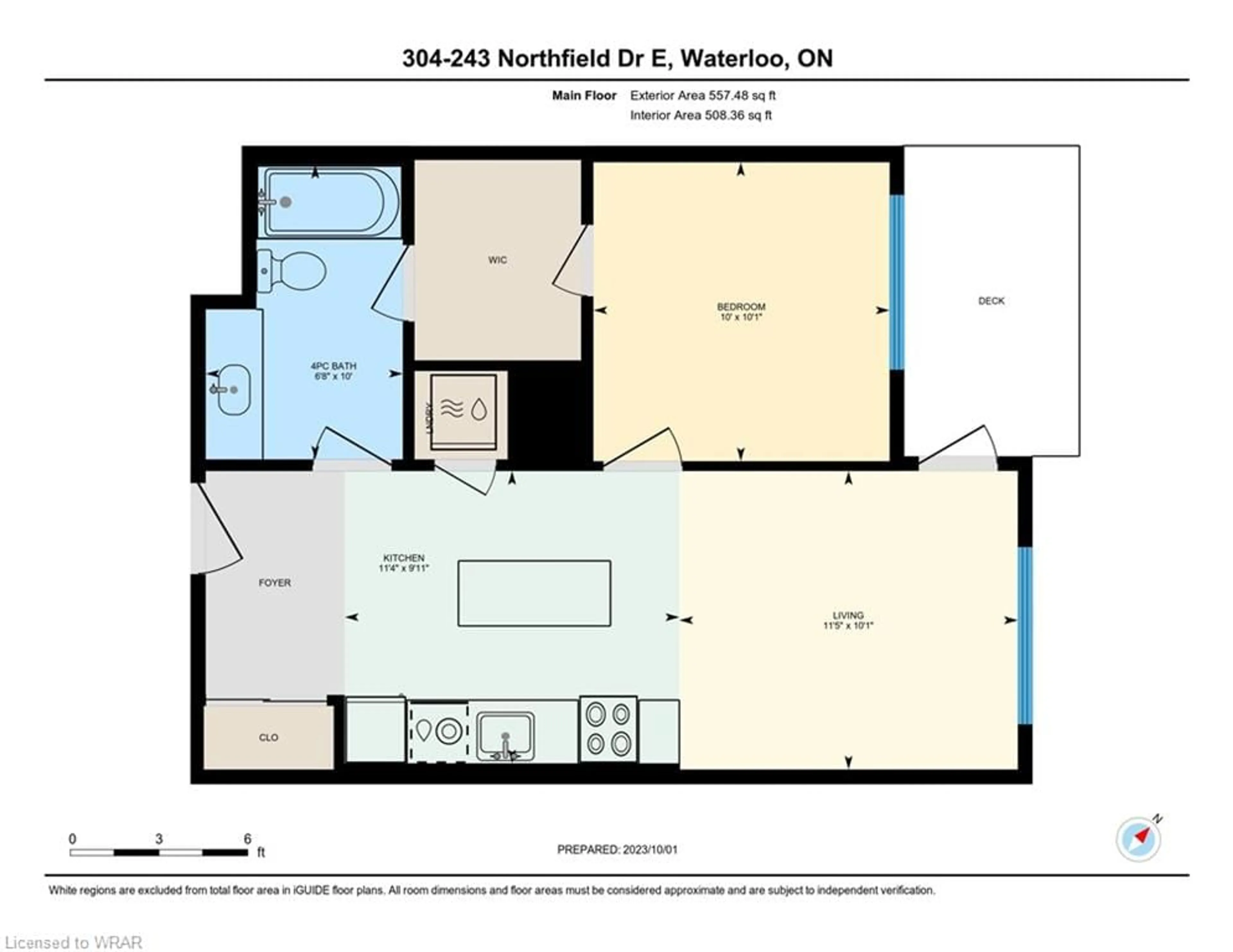 Floor plan for 243 Northfield Dr #304, Waterloo Ontario N2K 0H2