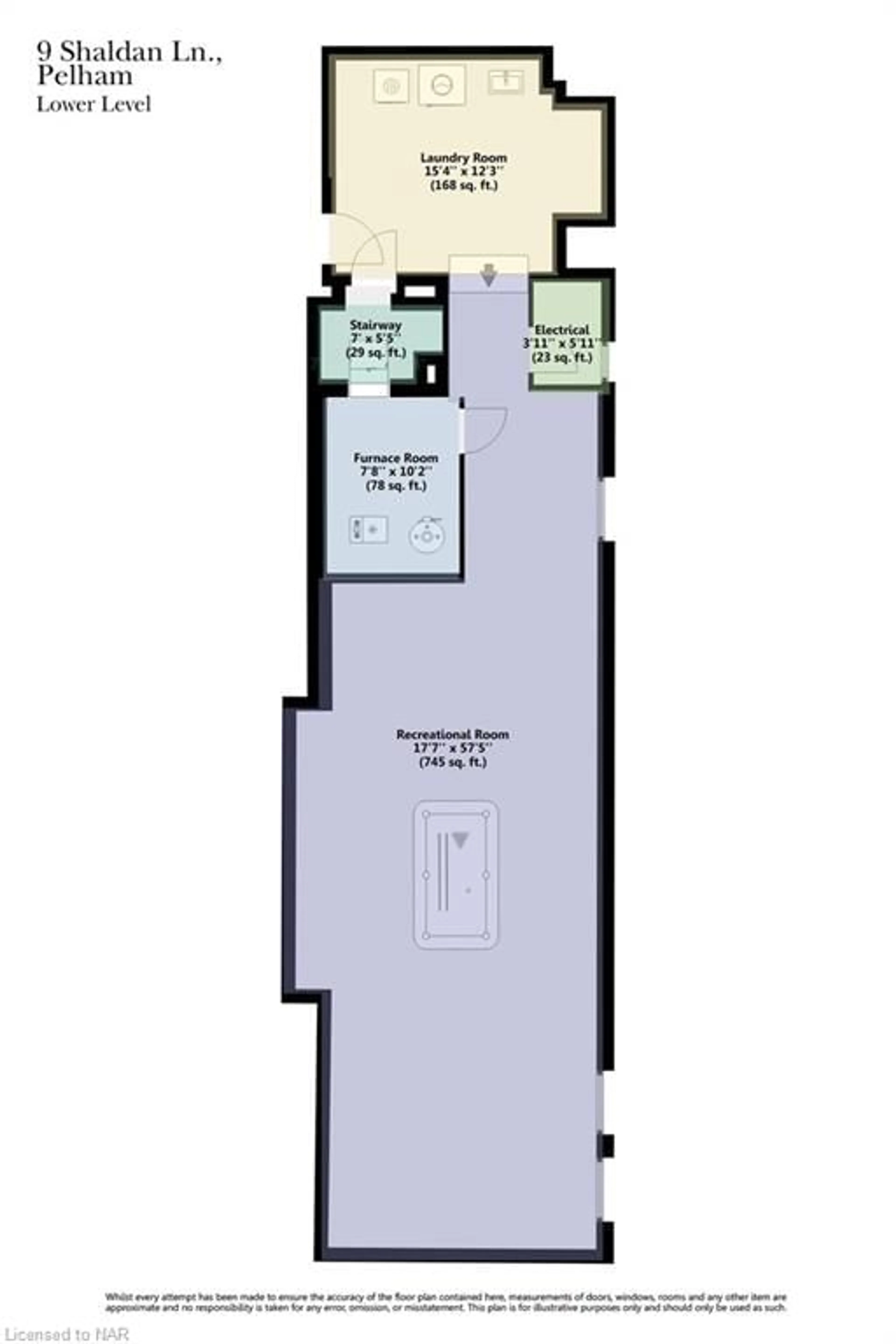 Floor plan for 9 Shaldan Lane, Fonthill Ontario L0S 1E0