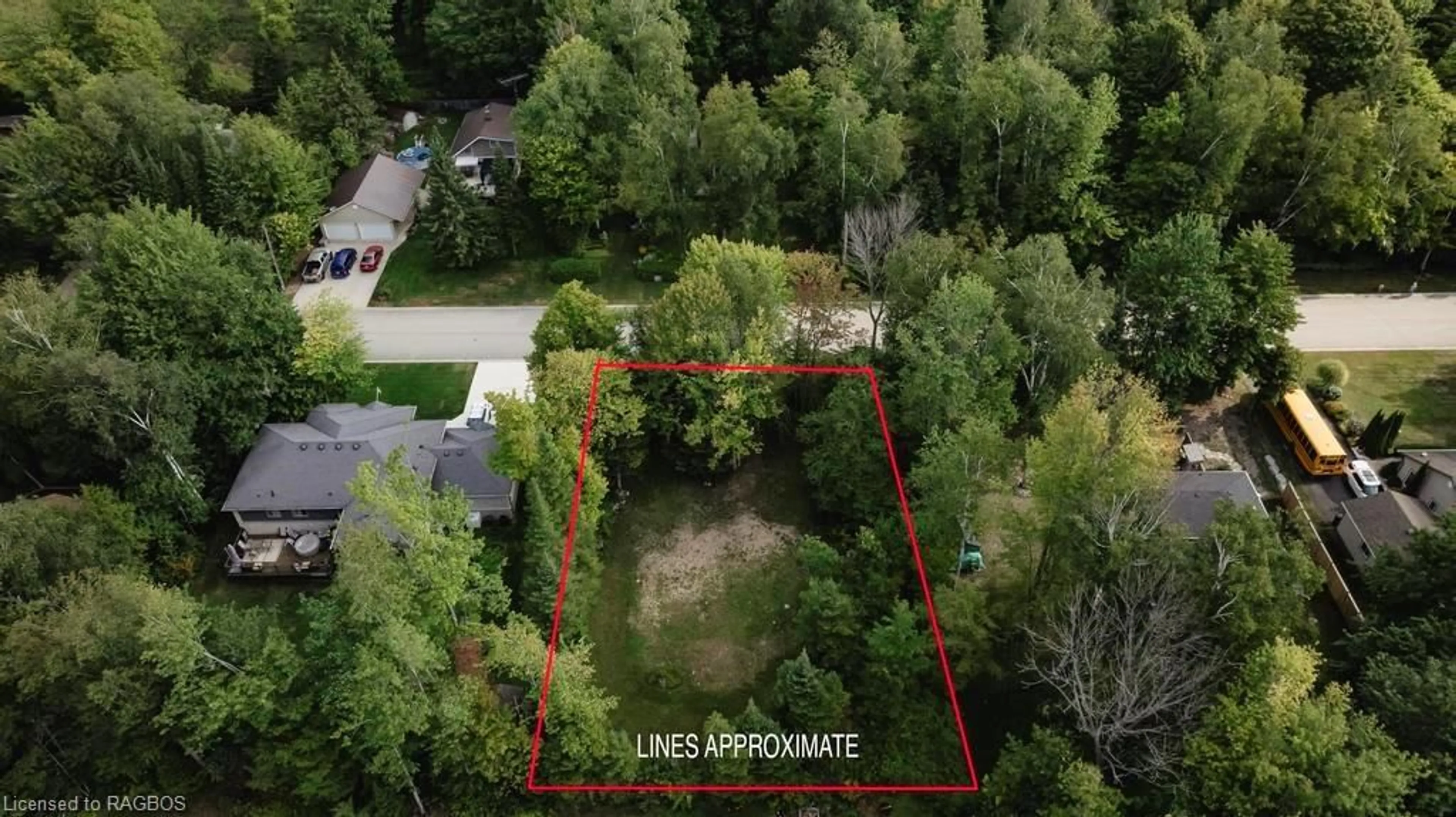 Frontside or backside of a home, the fenced backyard for 509 Abenaki Dr, Point Clark Ontario N0G 2R0