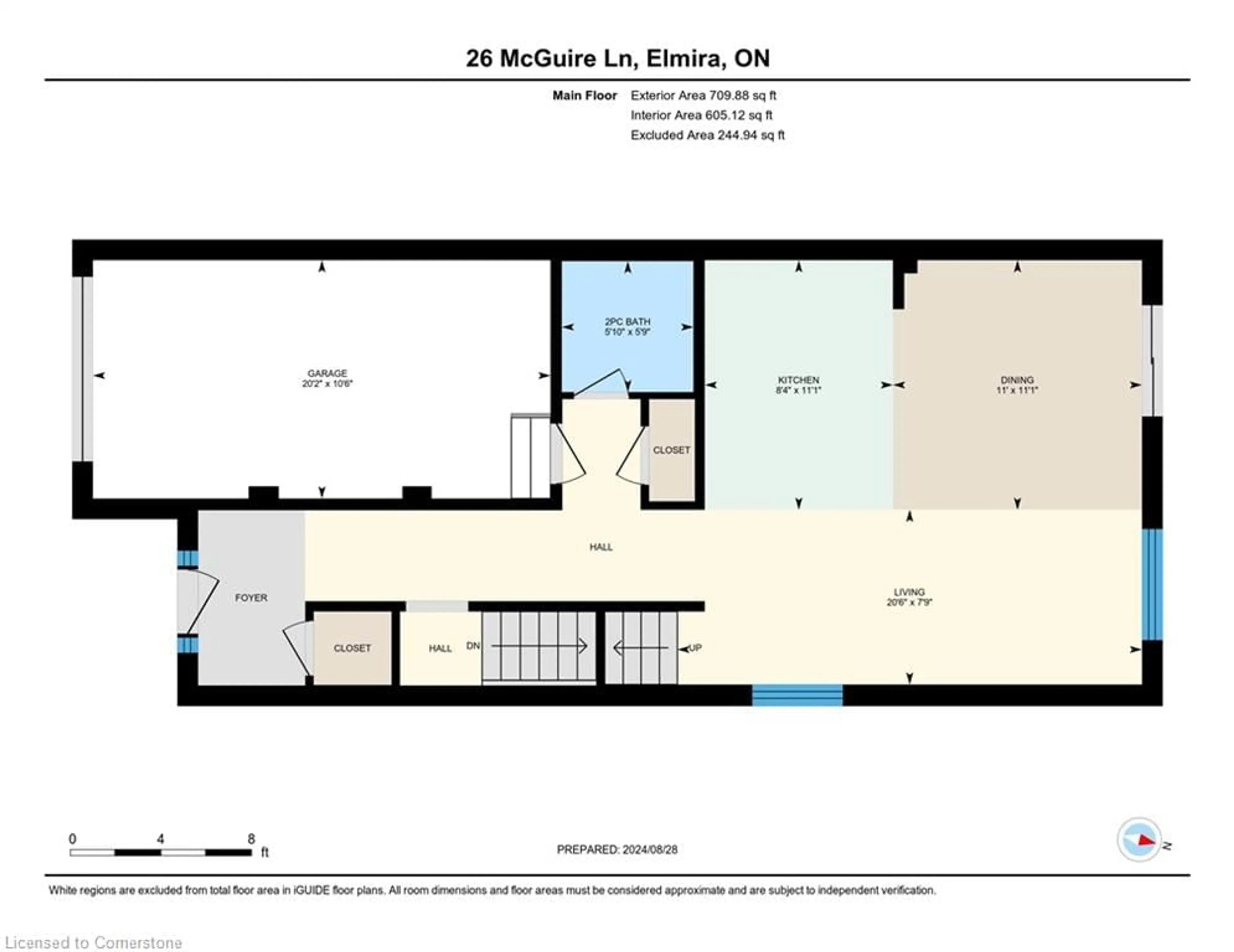 Floor plan for 26 Mcguire Lane, Elmira Ontario N3B 0B6