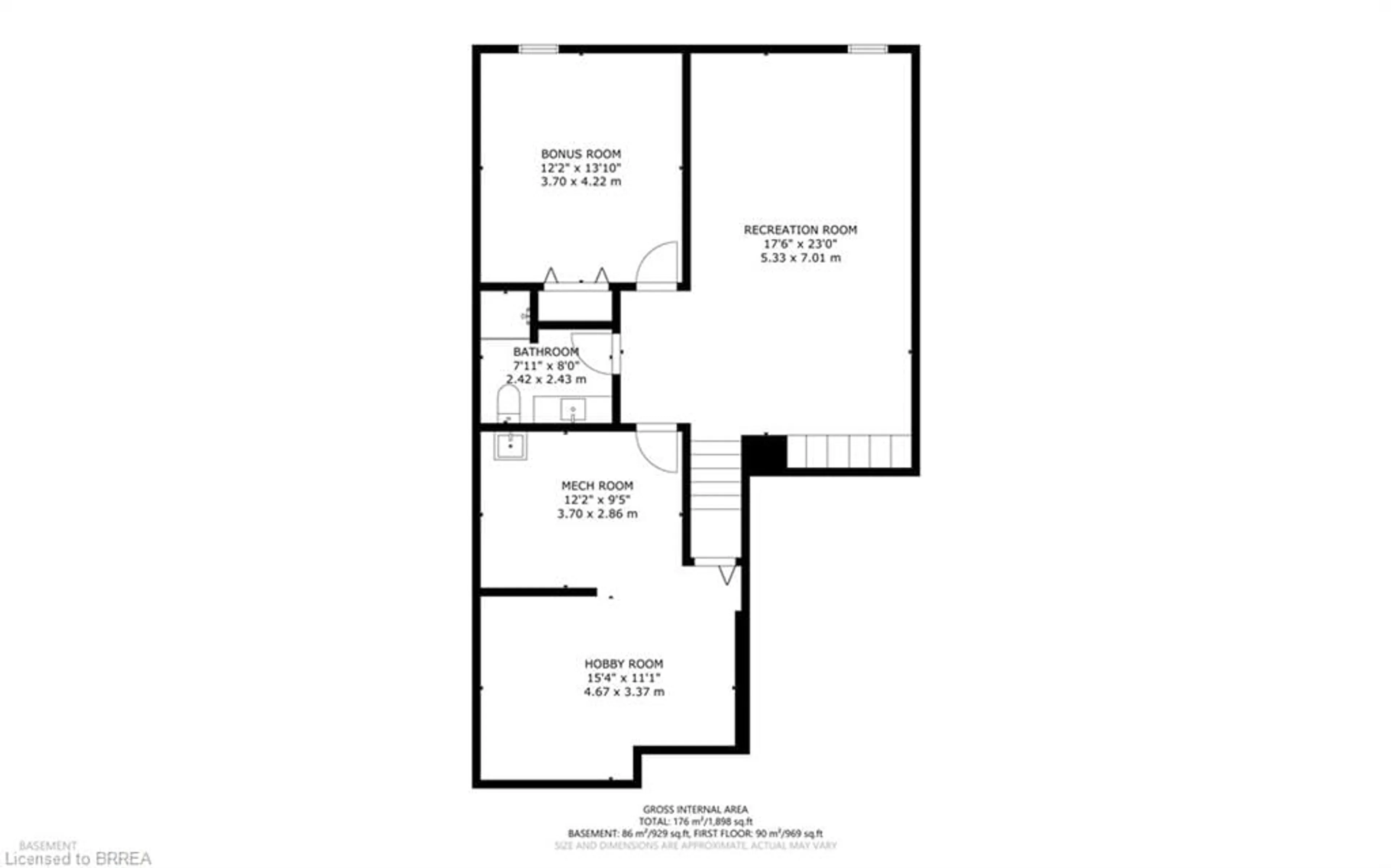 Floor plan for 10 Courtland Dr #7, Brantford Ontario N3R 7Y2