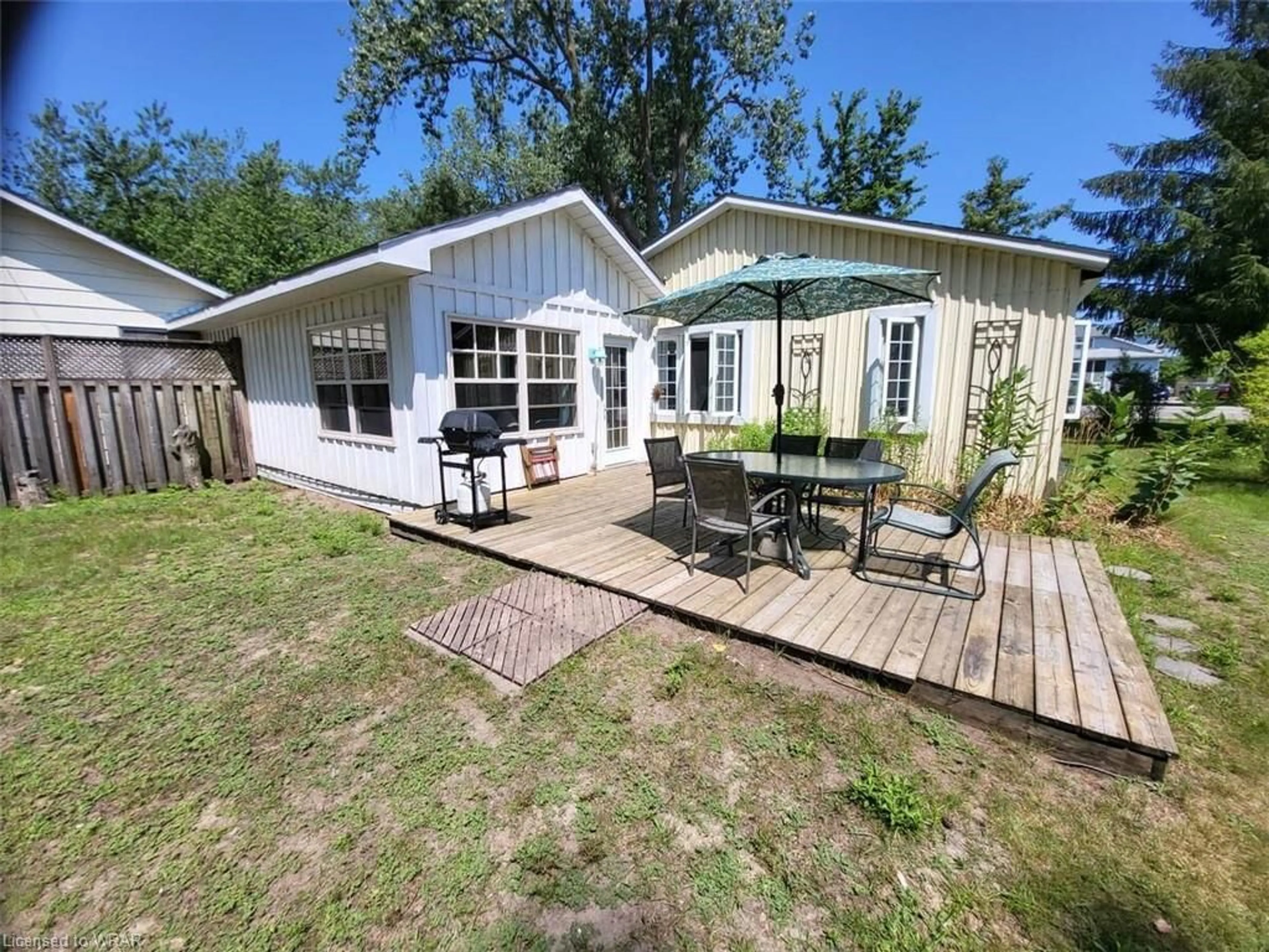 Patio, cottage for 261 Erie Blvd, Long Point Ontario N0E 1M0