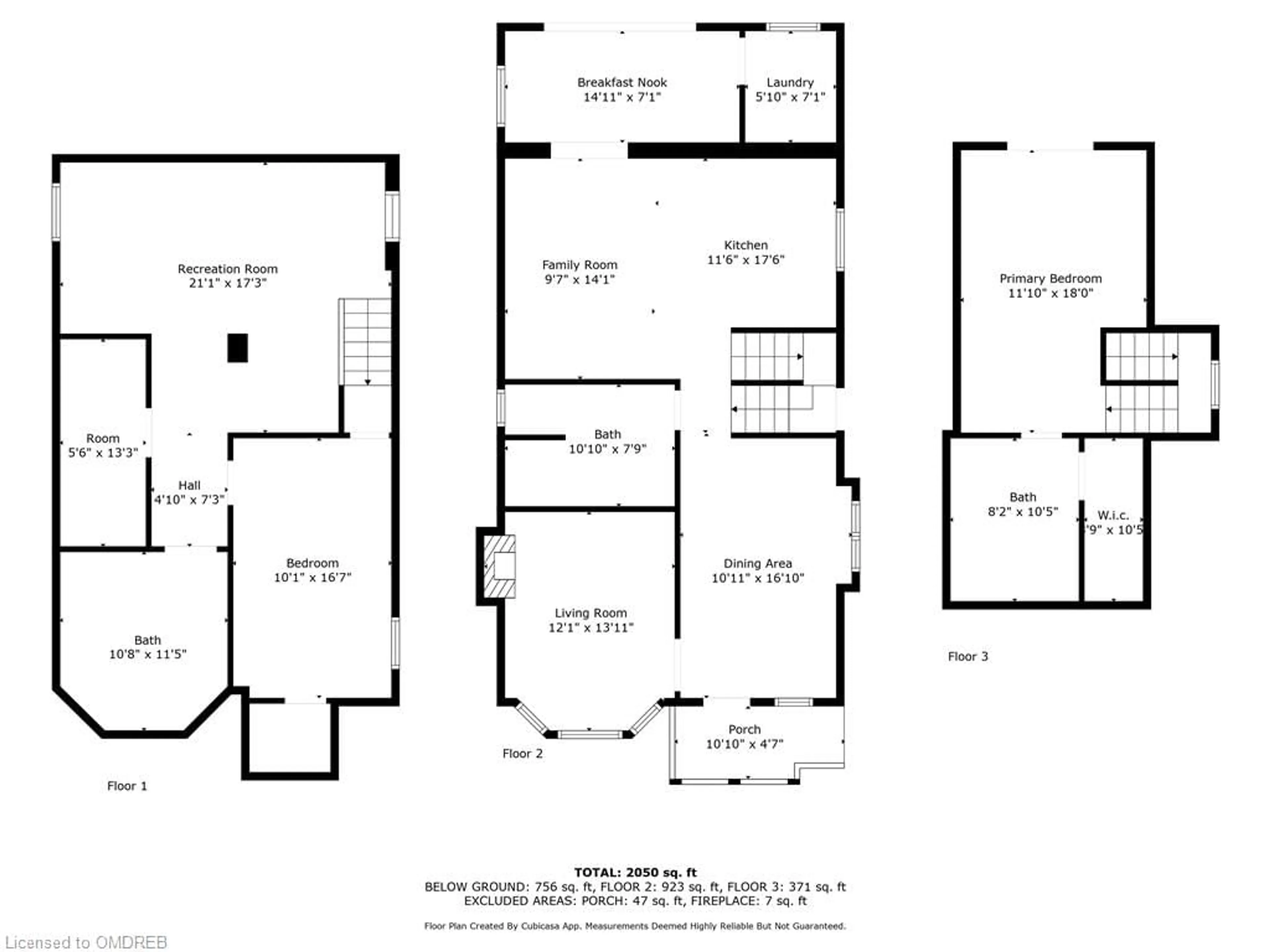 Floor plan for 131 Barons Ave, Hamilton Ontario L8K 2Y8