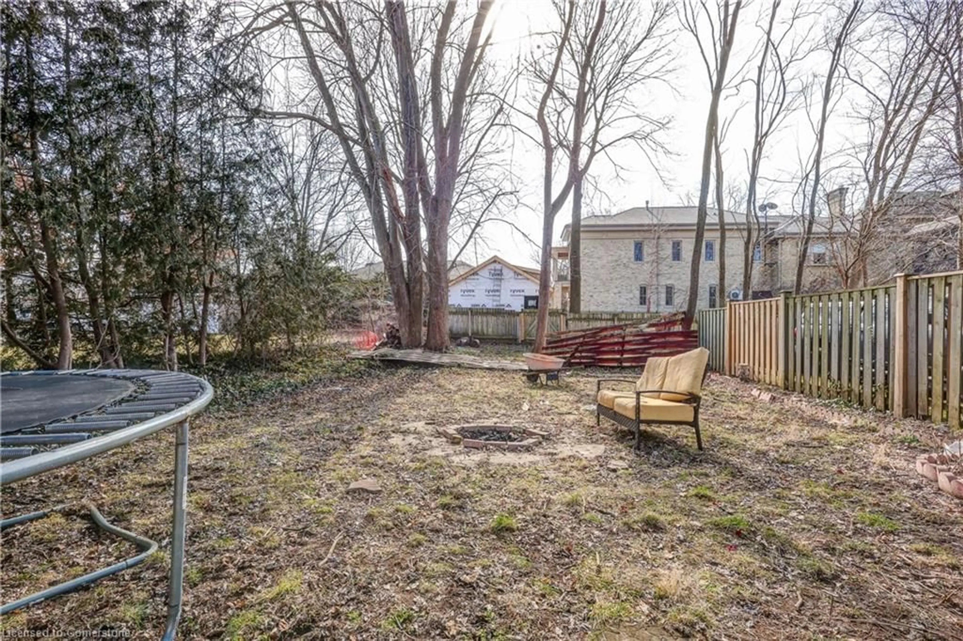 Patio, the fenced backyard for 353 Central Ave, London Ontario N6B 2E3