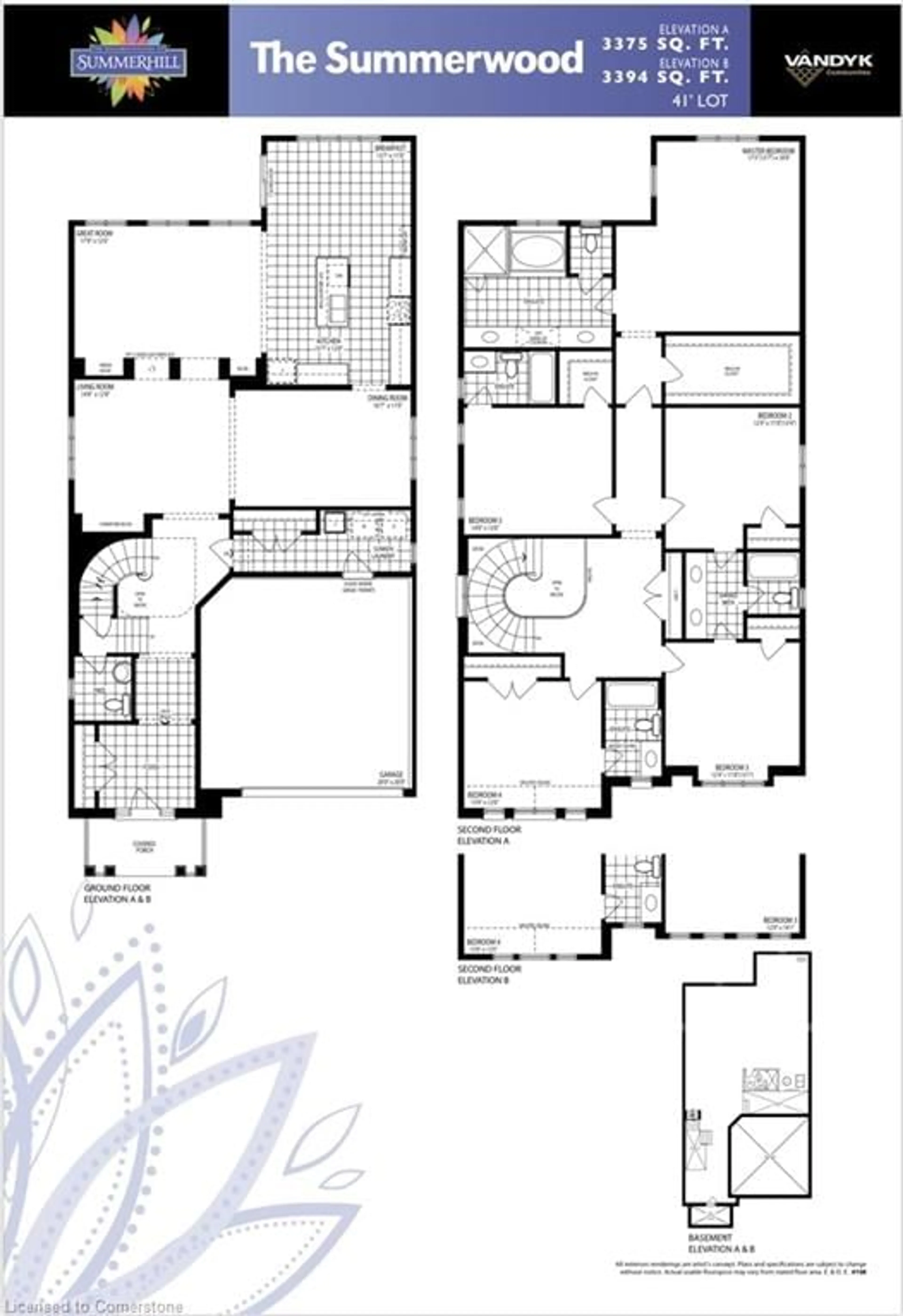 Floor plan for 357 Col. Phillips Dr, Shelburne Ontario L9V 3V5