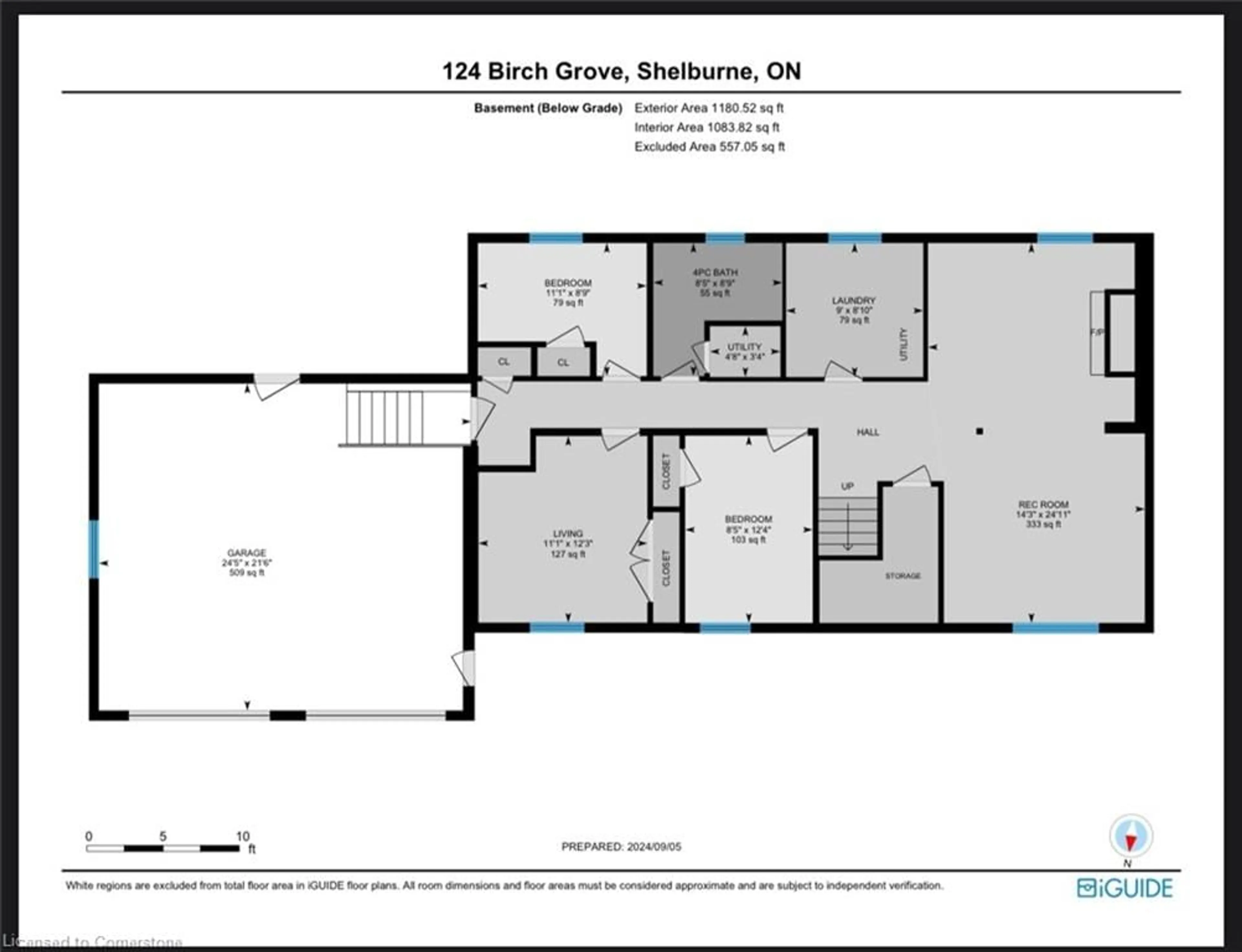 Floor plan for 124 Birch Grove, Shelburne Ontario L0N 1S1