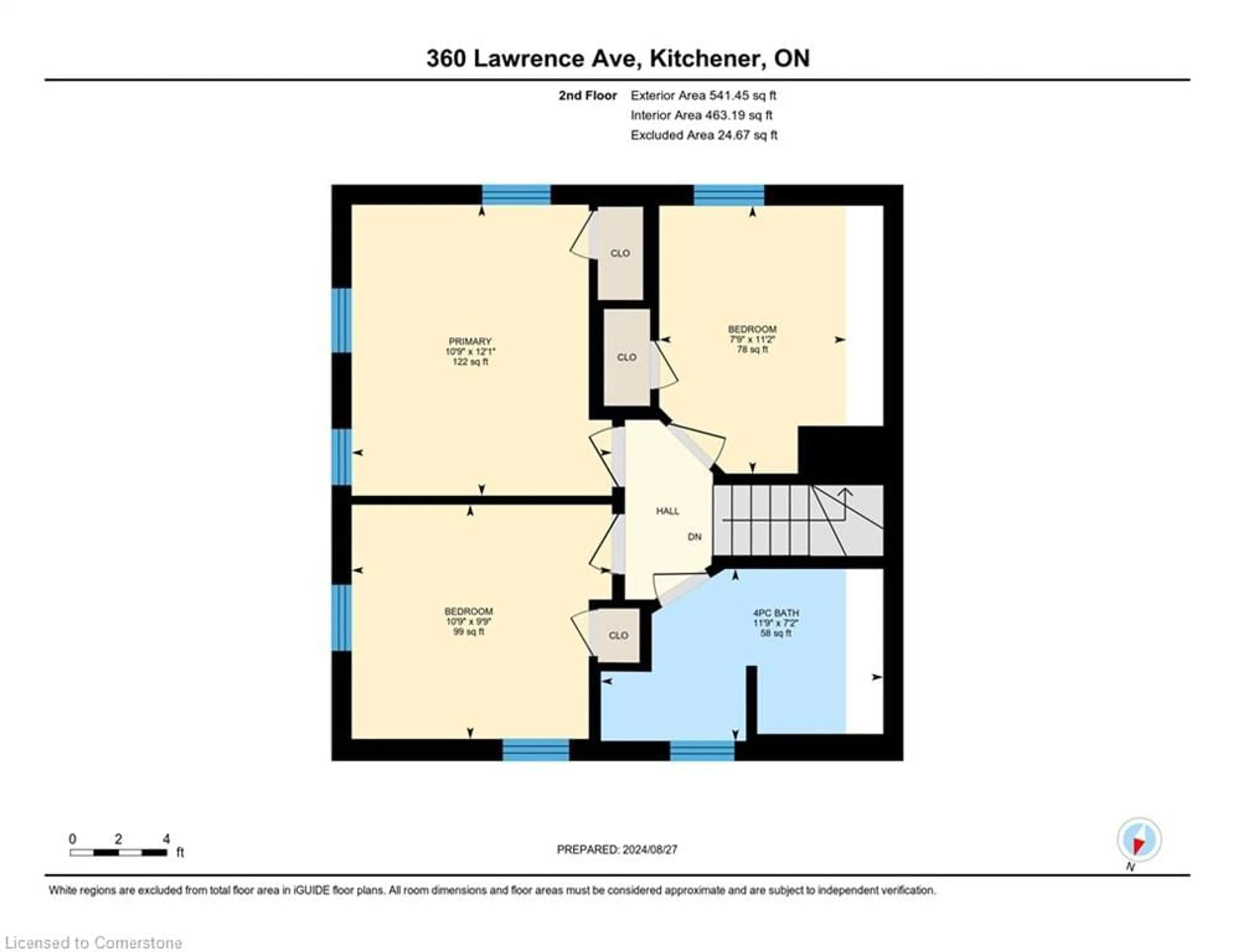 Floor plan for 360 Lawrence Ave, Kitchener Ontario N2M 1Y6