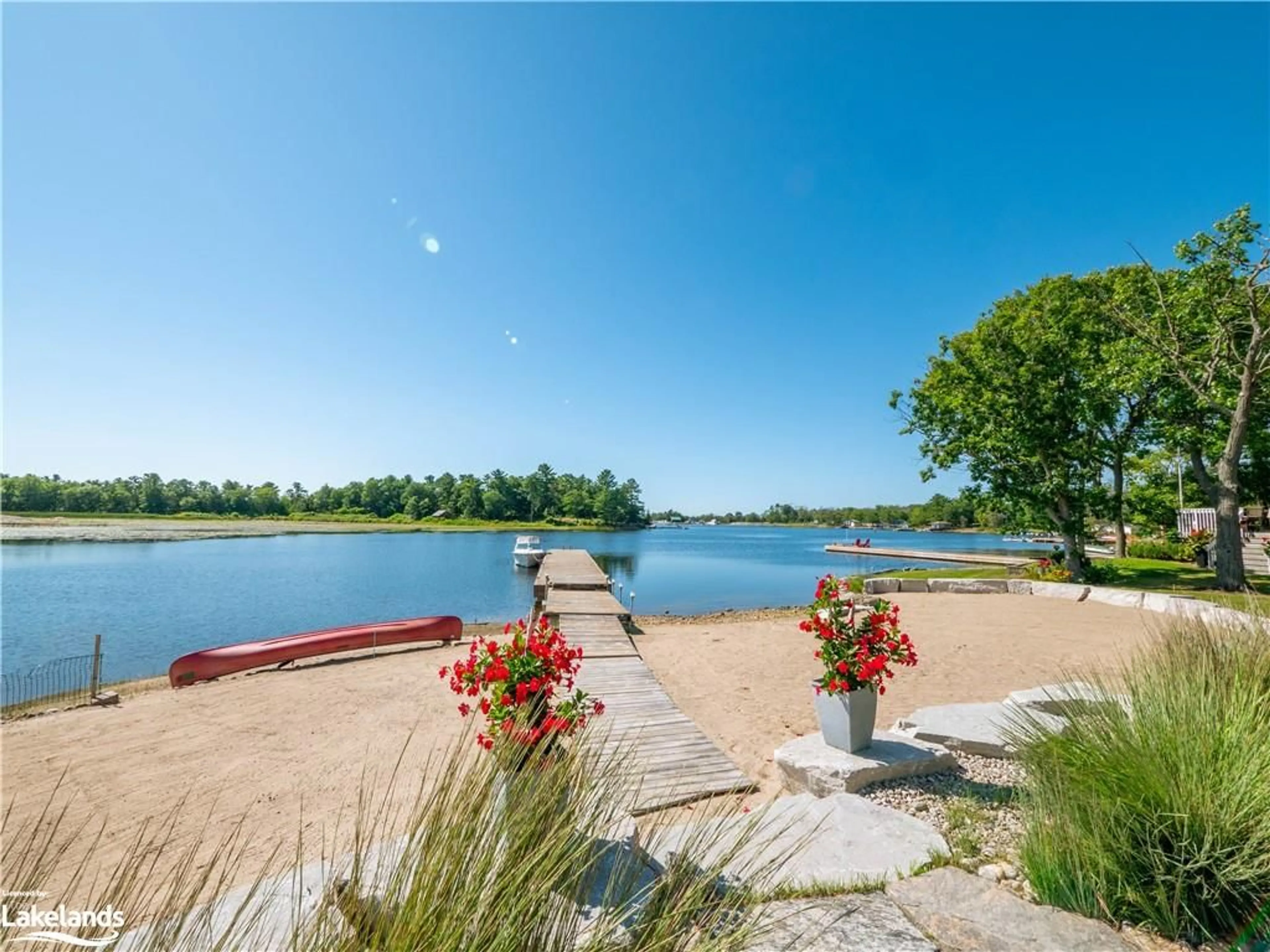 Patio, lake for 164 Prisque Rd, Honey Harbour Ontario P0E 1E0