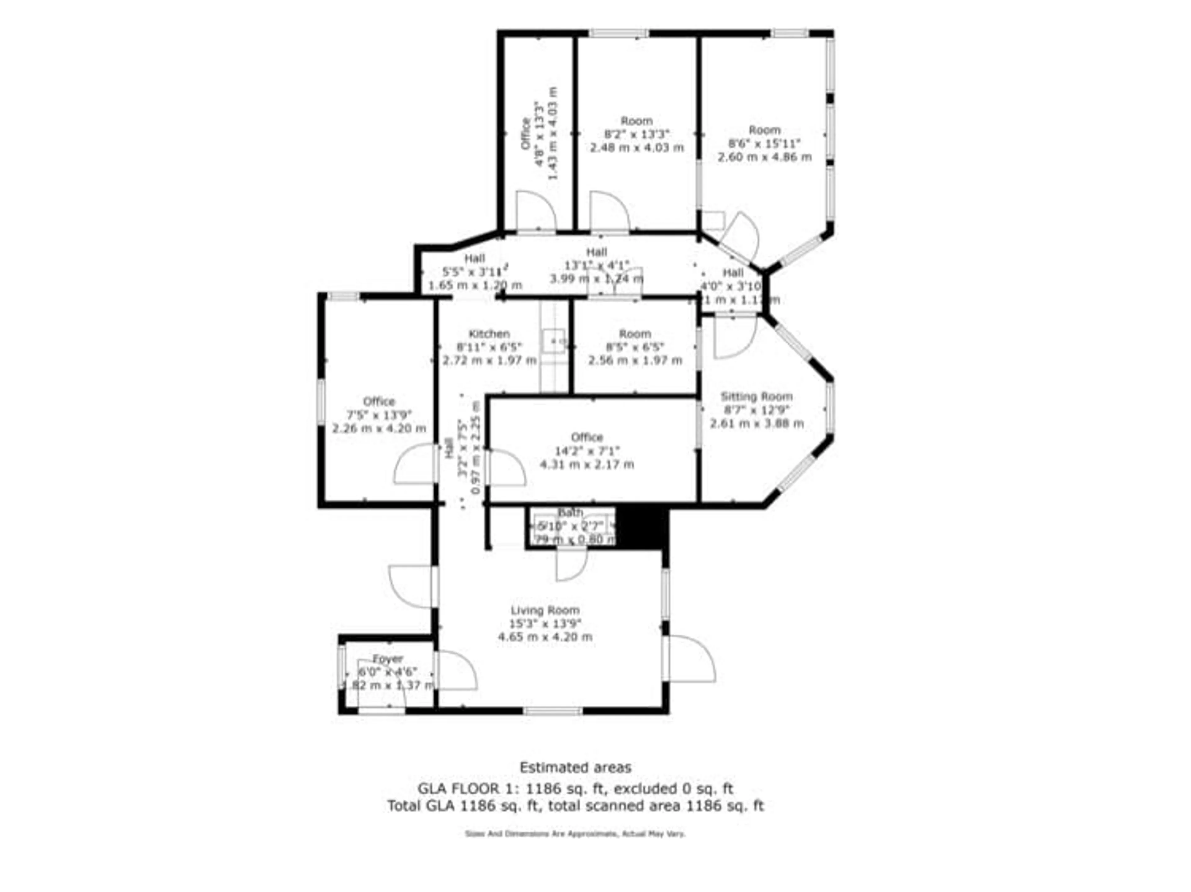 Floor plan for 17 West St, Huntsville Ontario P1H 1X6