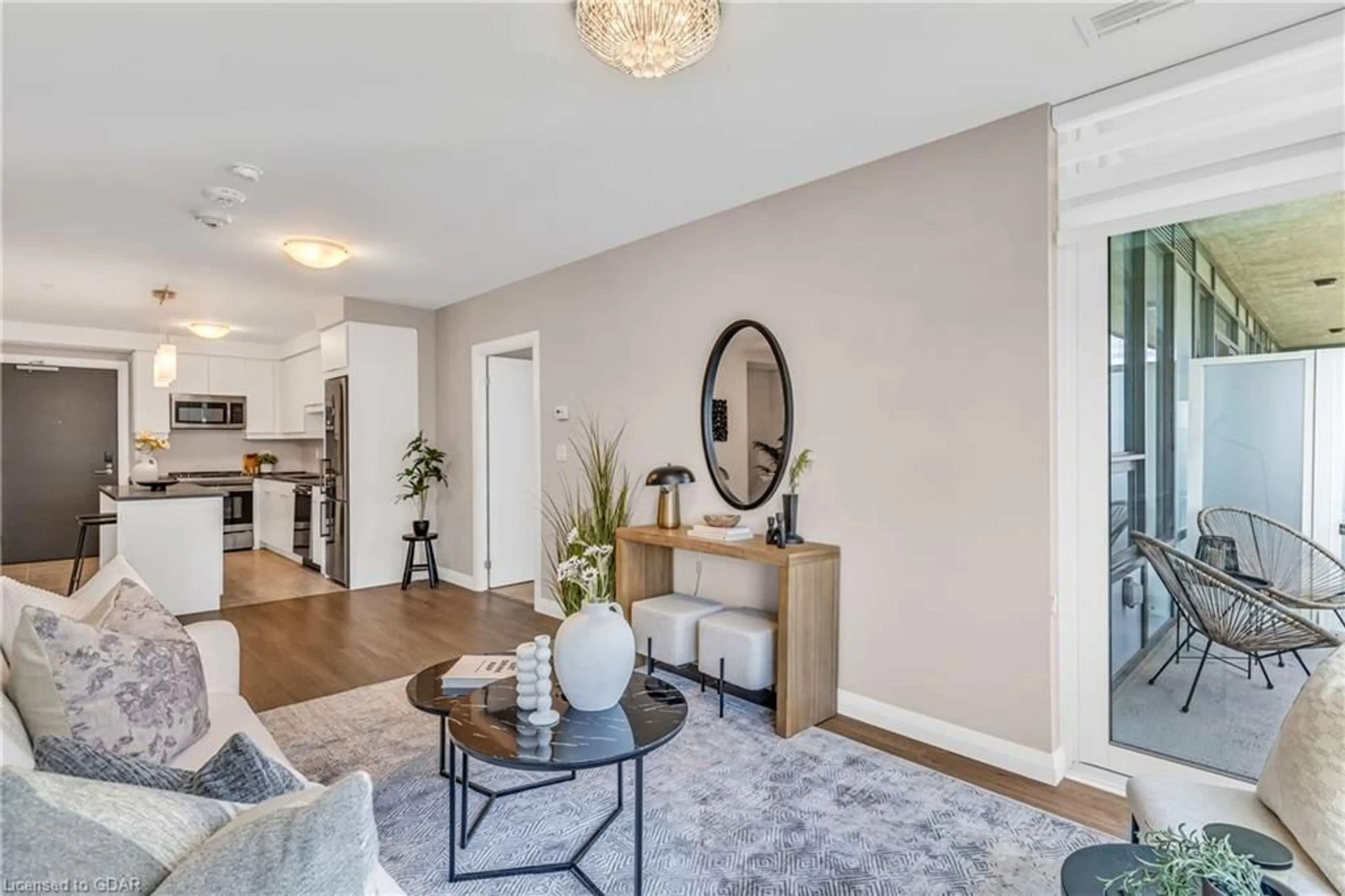 Indoor entryway, wood floors for 63 Arthur St #704, Guelph Ontario N1E 0A8