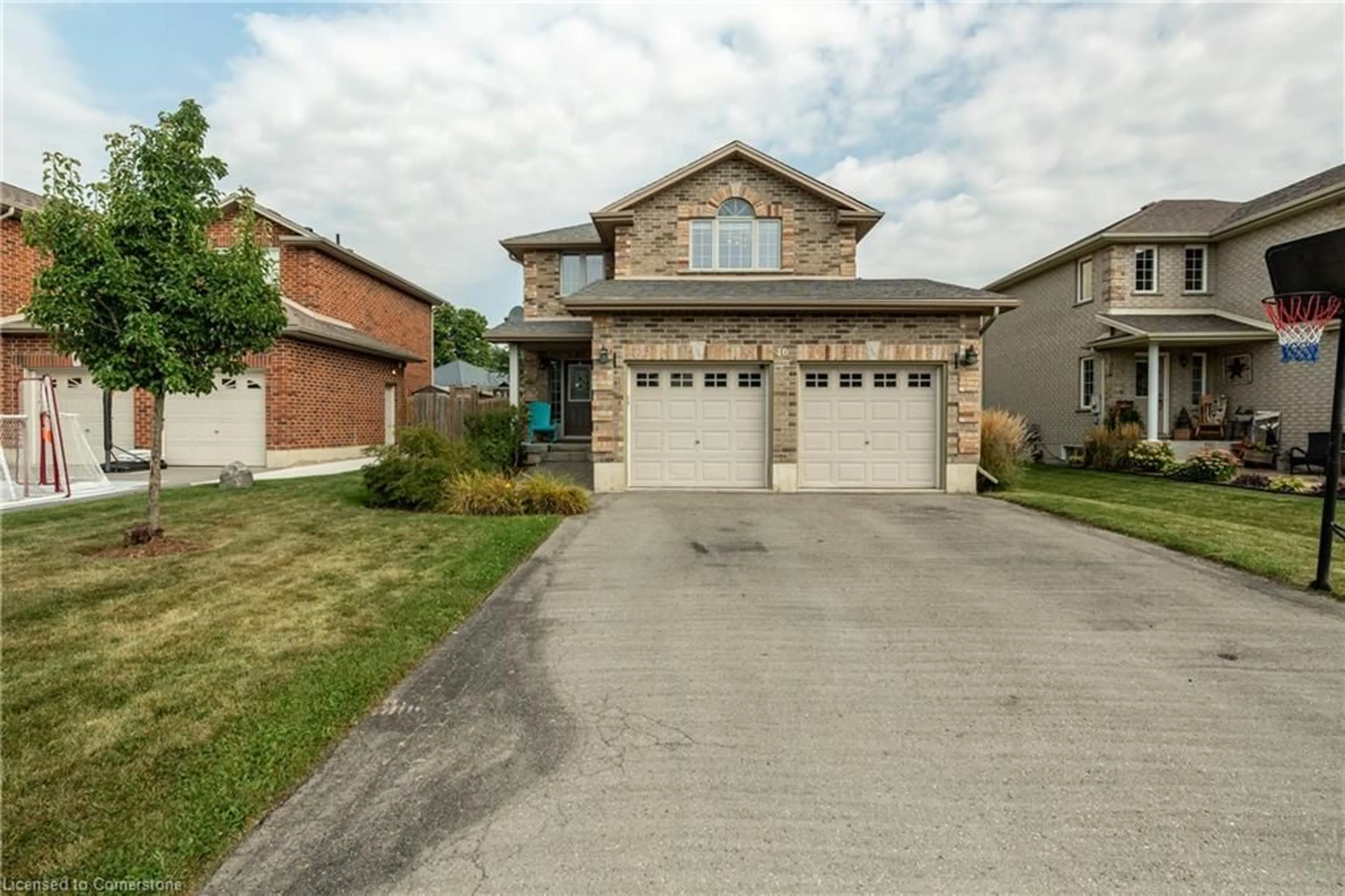 Frontside or backside of a home, the street view for 46 Harmer Cres, Drumbo Ontario N0J 1G0