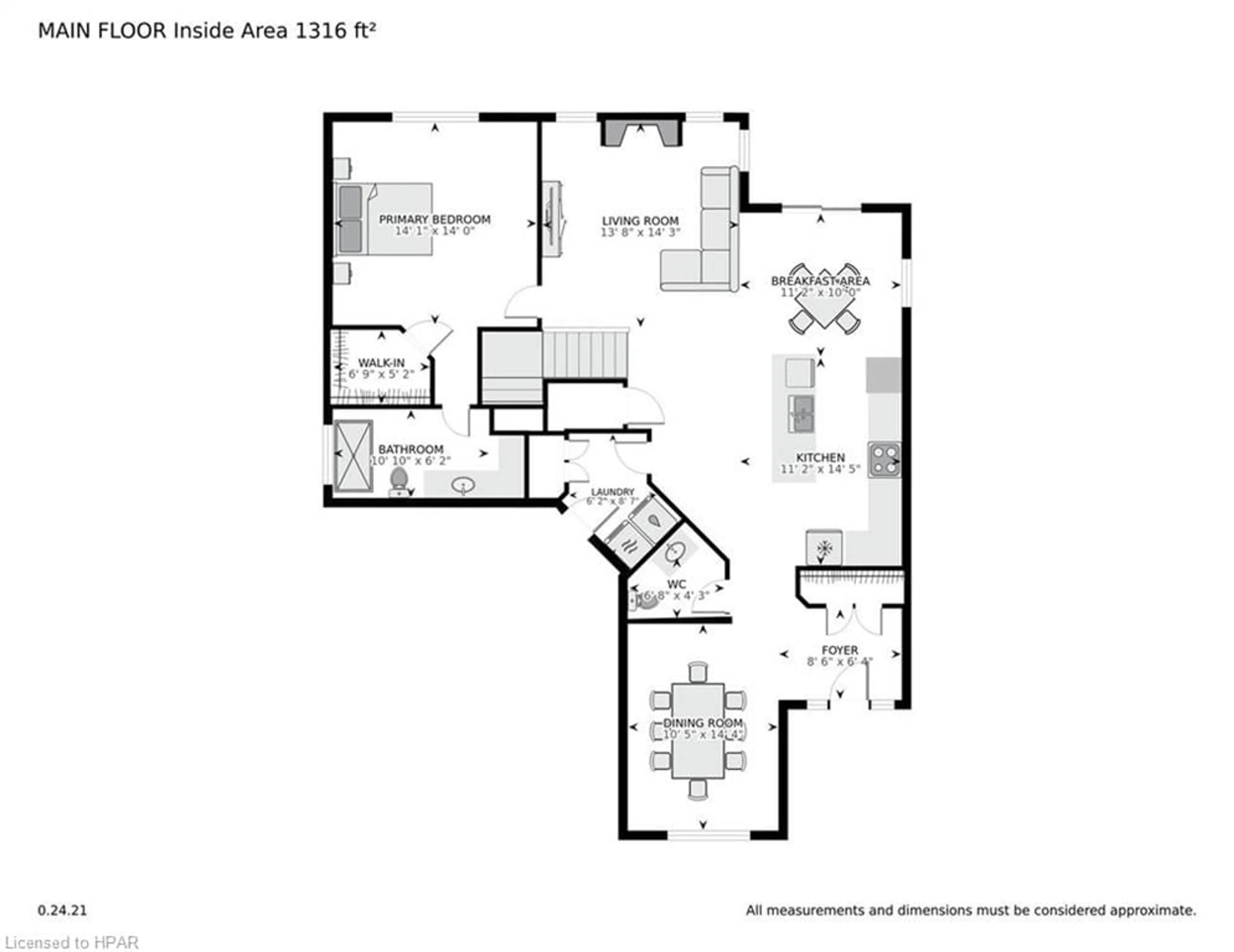 Floor plan for 73590 Irene Cres, Zurich Ontario N0M 2T0