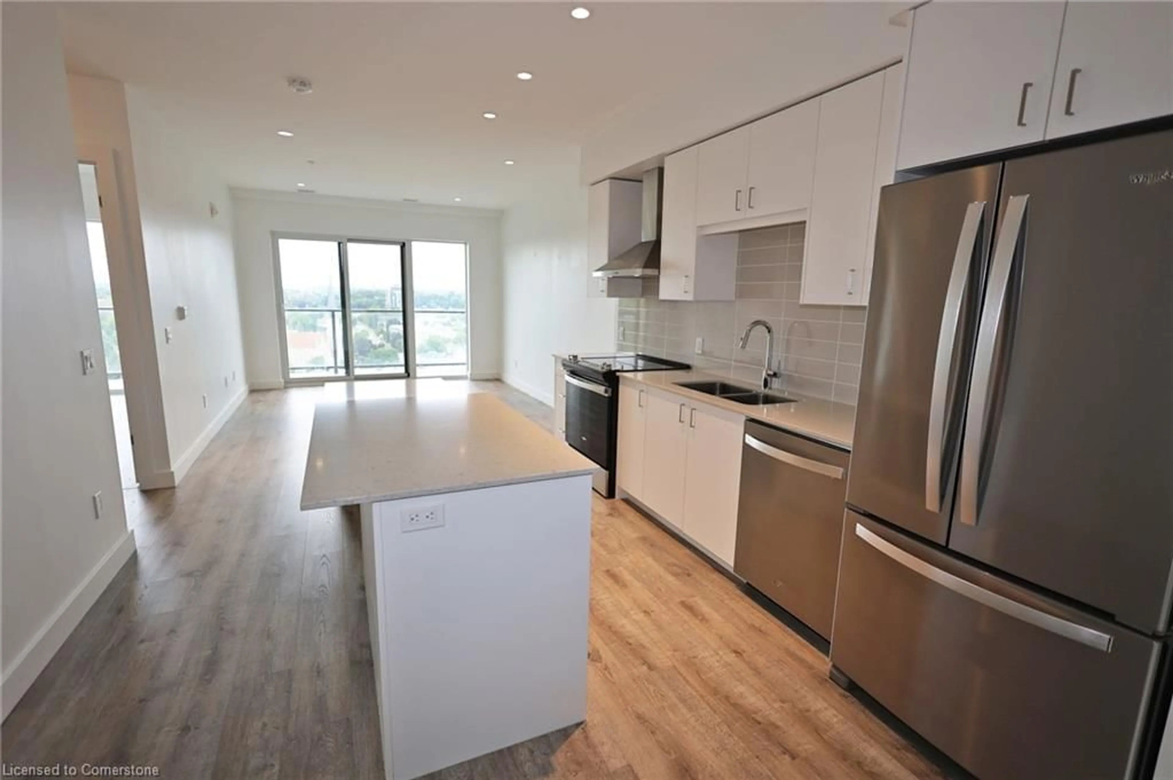 Open concept kitchen for 50 Grand Ave #1311, Cambridge Ontario N1S 0C2