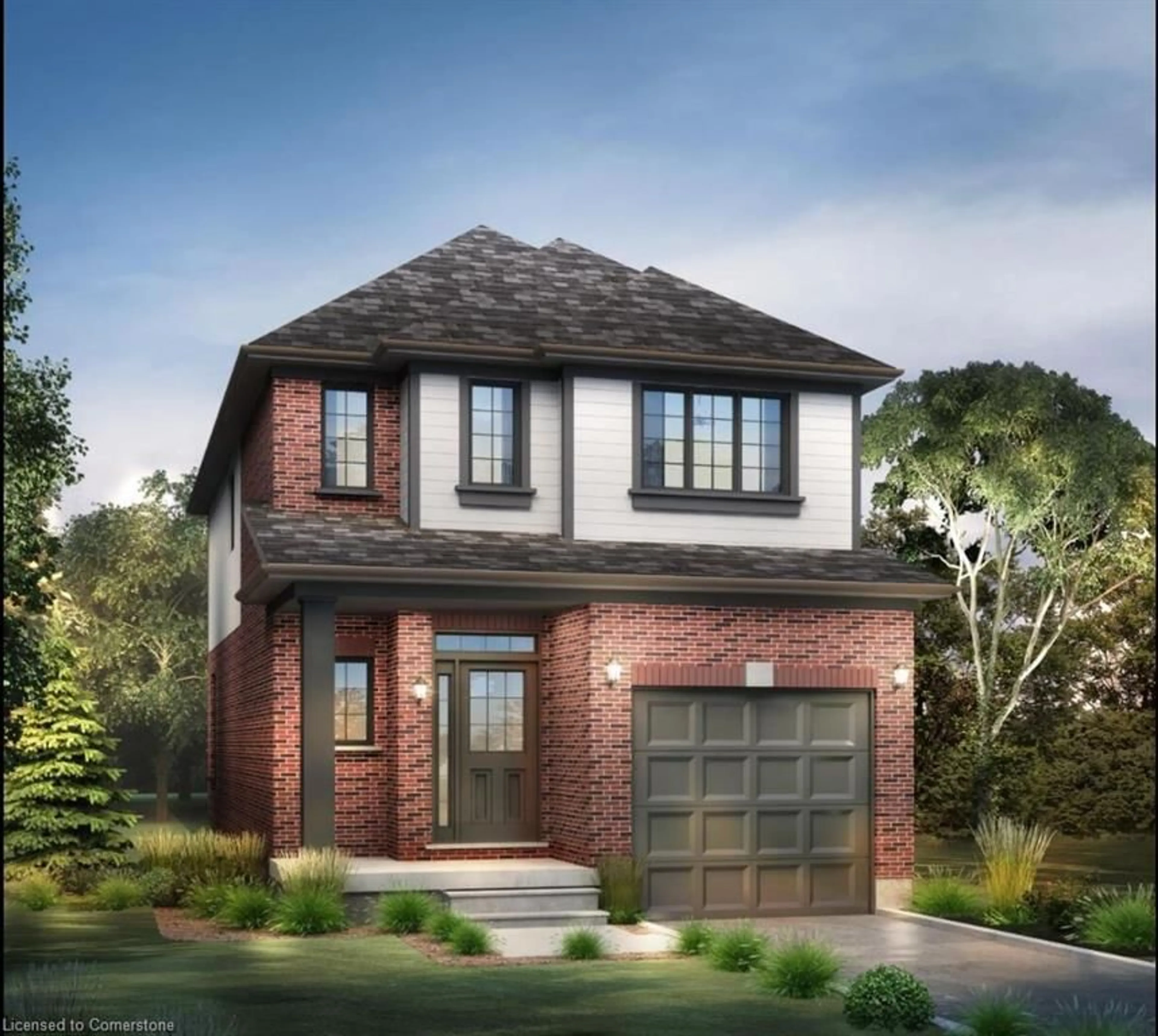 Home with brick exterior material for LOT 0103 Jacob Detweiller Dr, Kitchener Ontario N2P 0K7