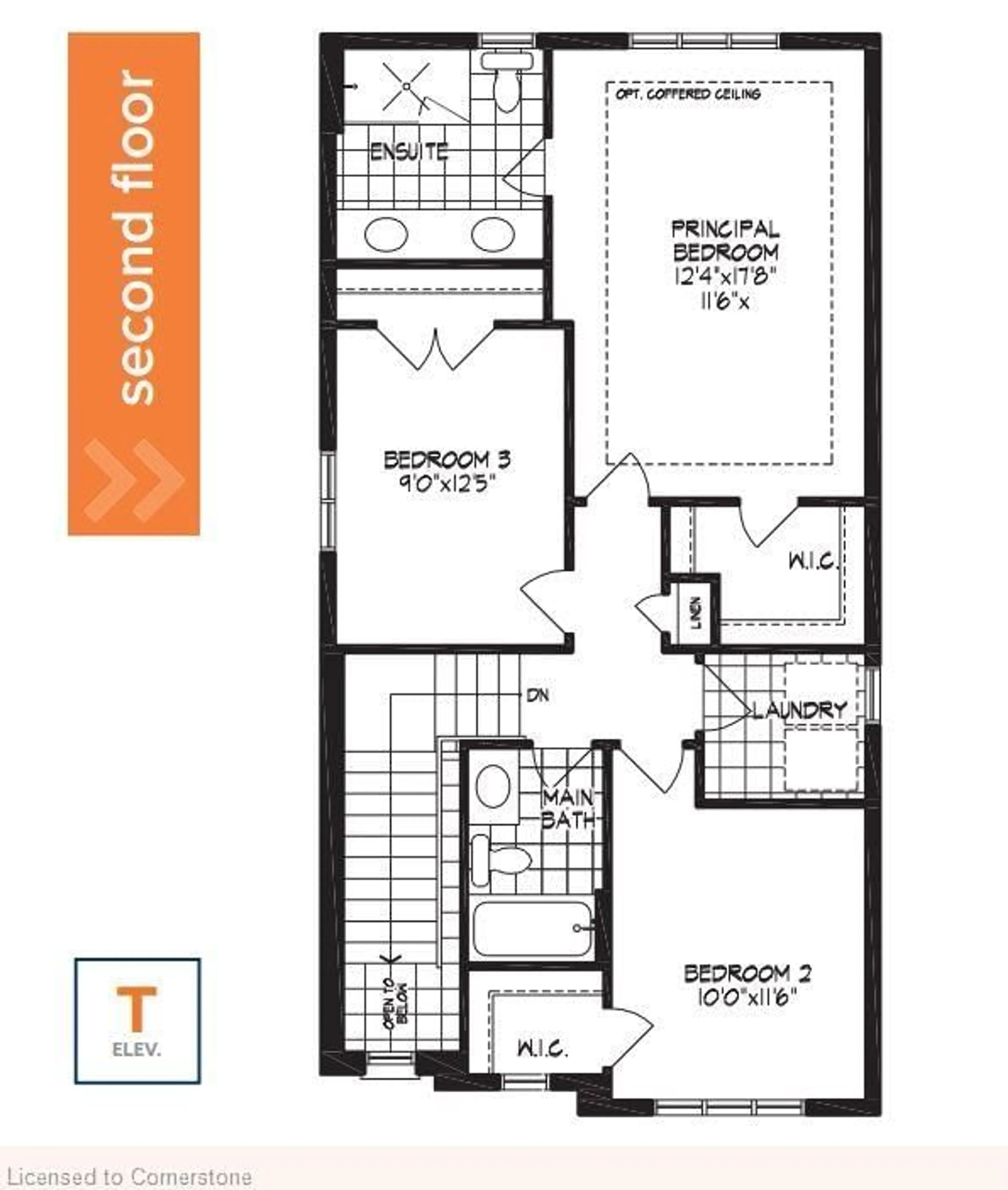 Floor plan for LOT 0103 Jacob Detweiller Dr, Kitchener Ontario N2P 0K7