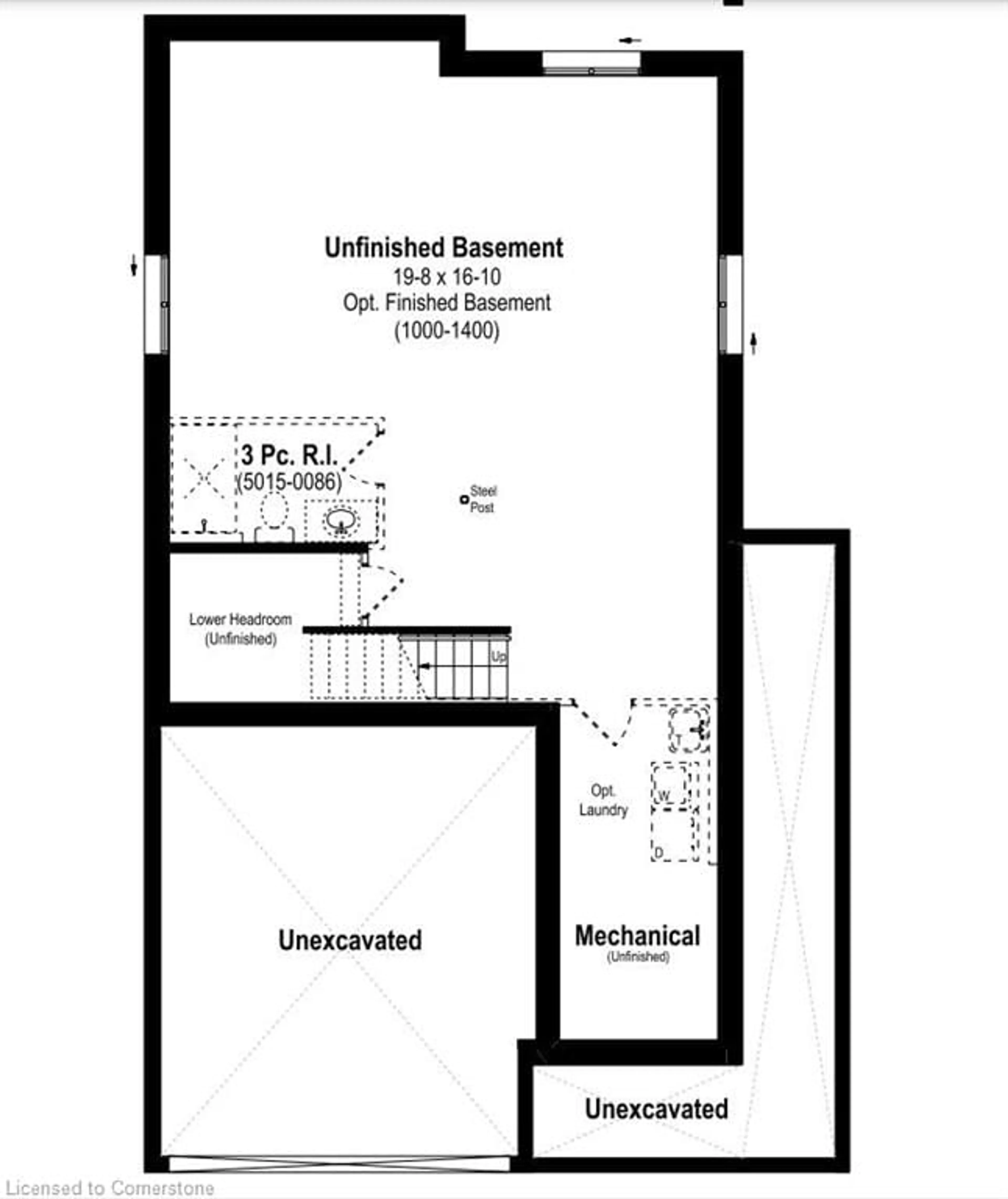 Floor plan for 66 Stauffer Woods Trail #Lot 0063, Kitchener Ontario N2P 0K7