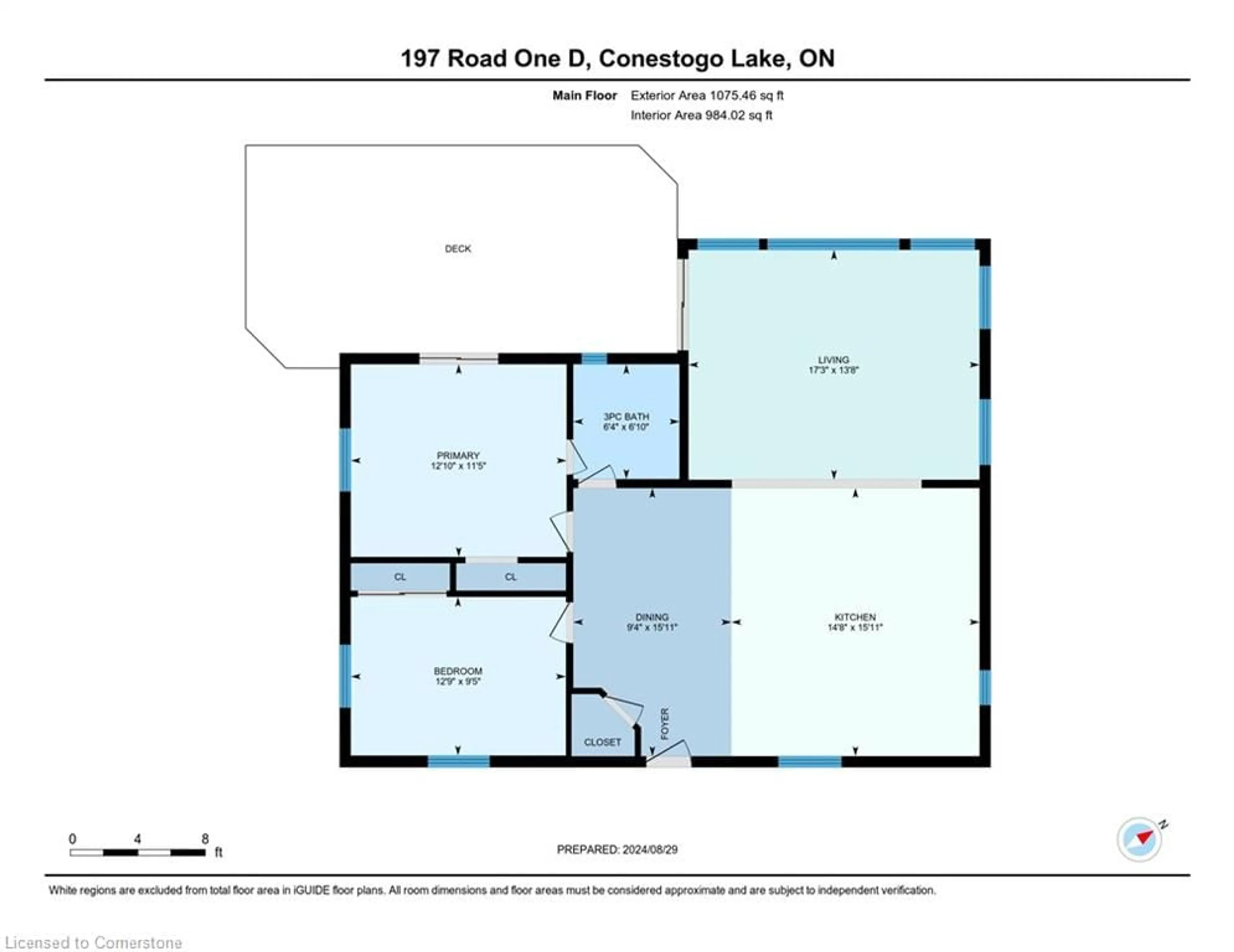 Floor plan for 197 Road One D, Conestogo Lake Ontario N0G 1P0