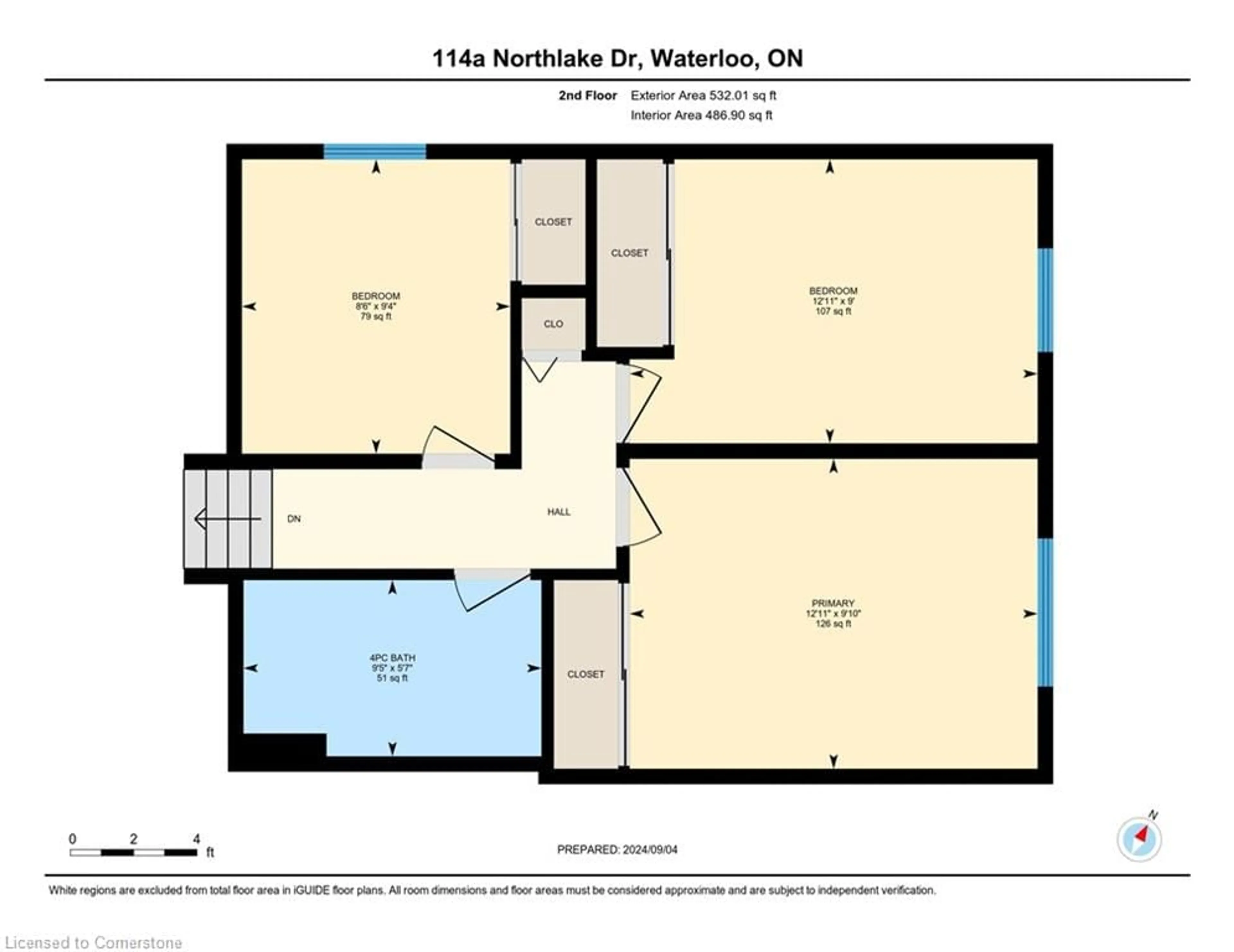 Floor plan for 114A Northlake Dr, Waterloo Ontario N2V 1H6